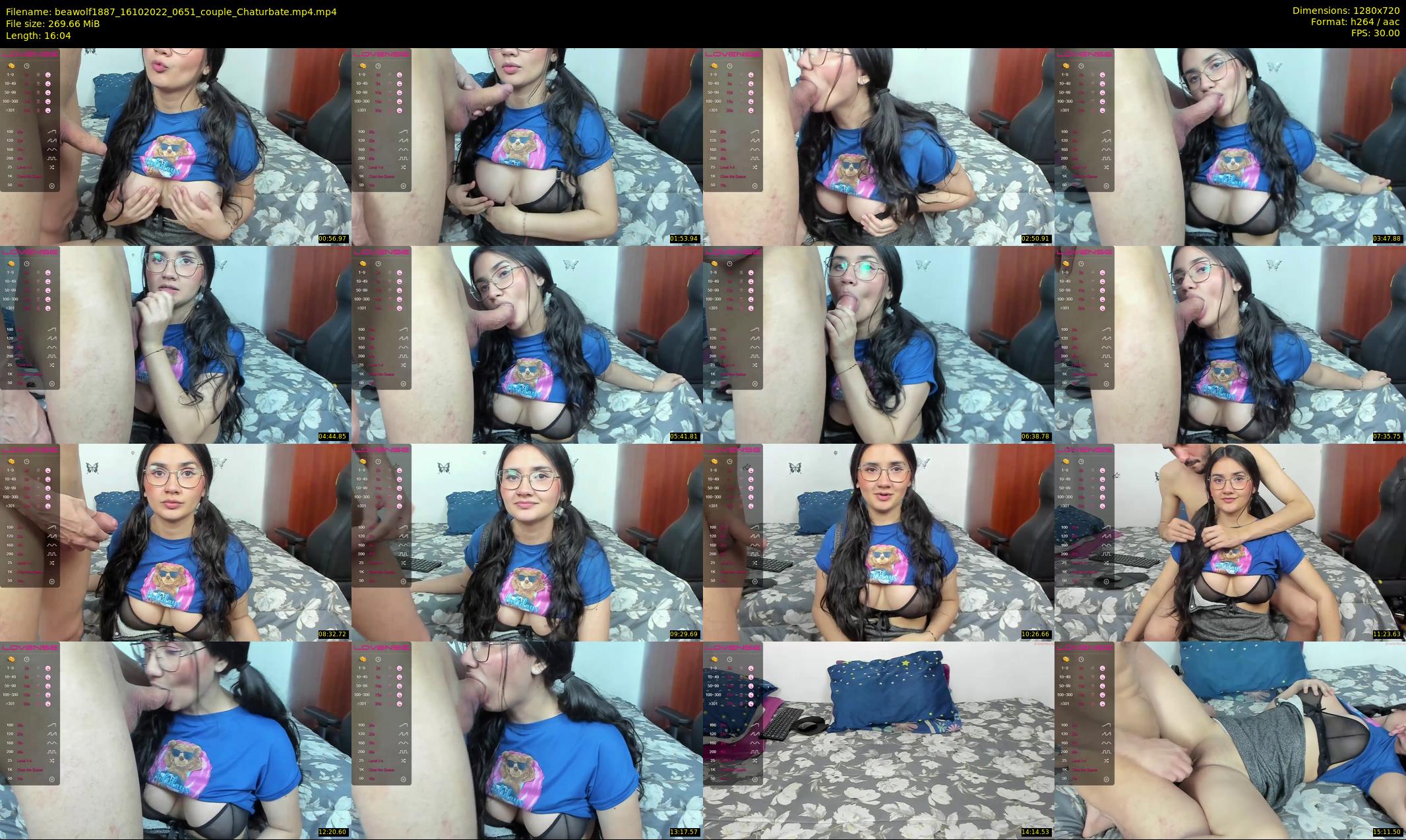 beawolf1887 — 17 minute Chaturbate couple cam show recording, 720p, Oct 16, 2022