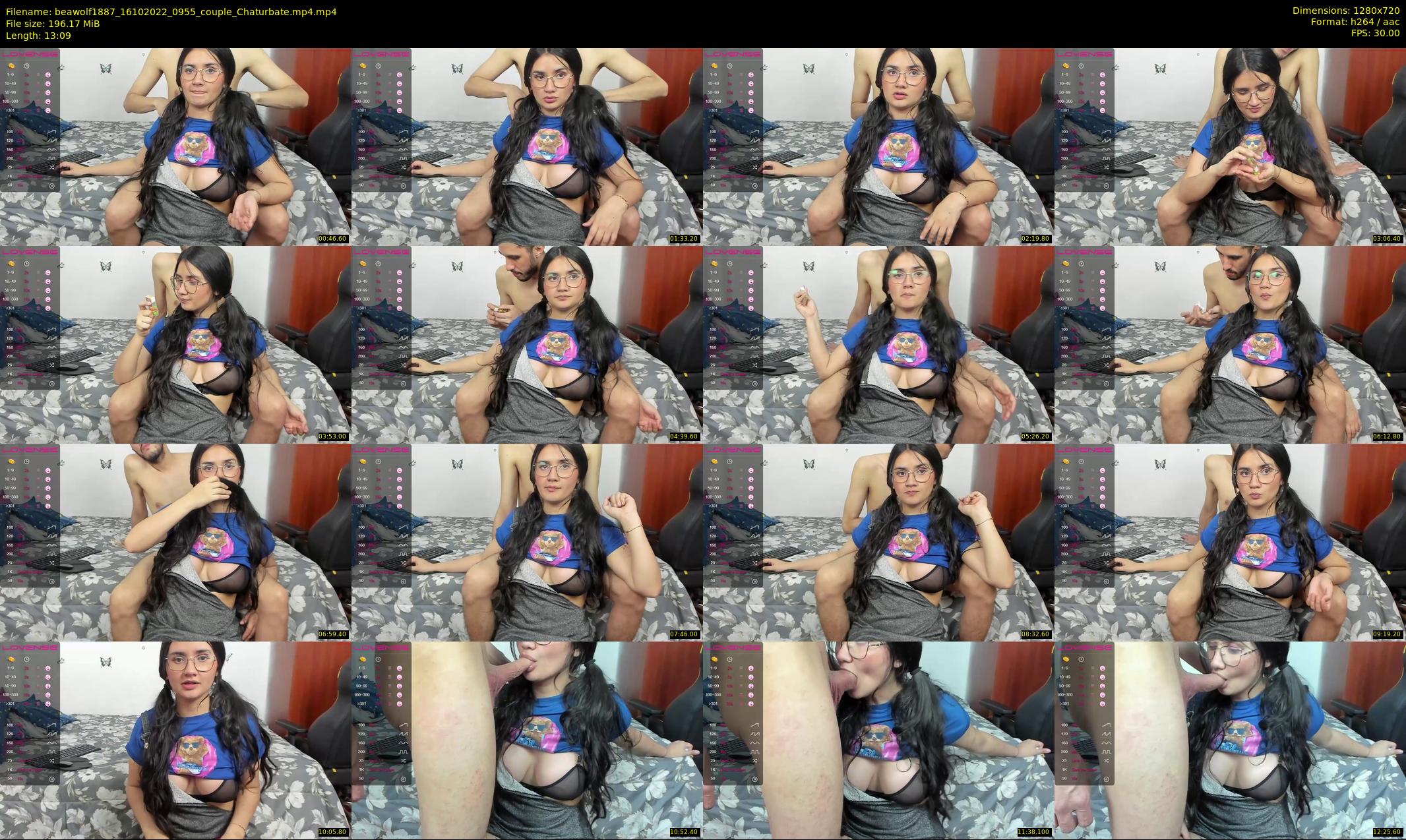 beawolf1887 — 14 minute Chaturbate couple cam show recording, 720p, Oct 16, 2022