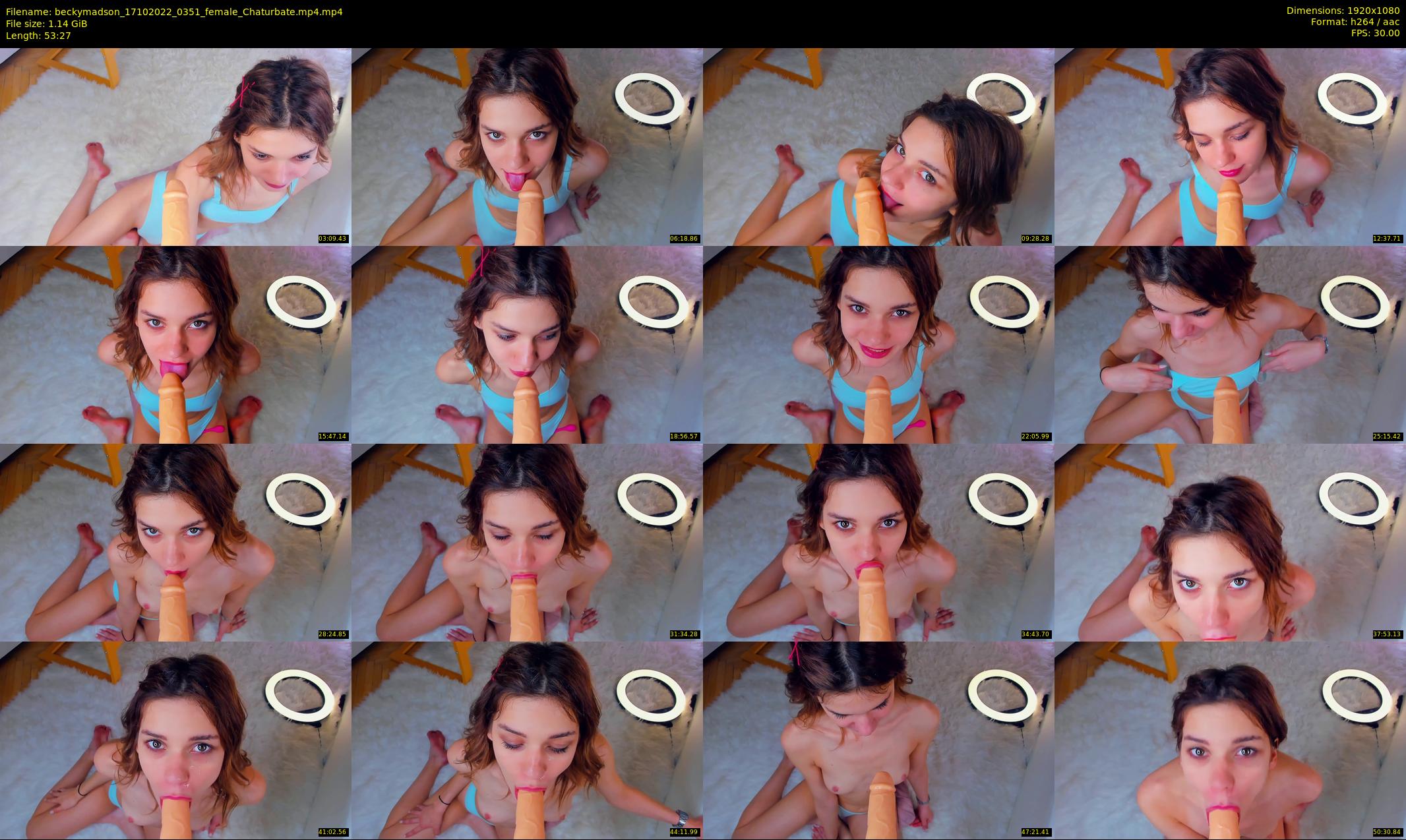 beckymadson — 54 minute Chaturbate female cam show recording, 1080p, Oct 17, 2022