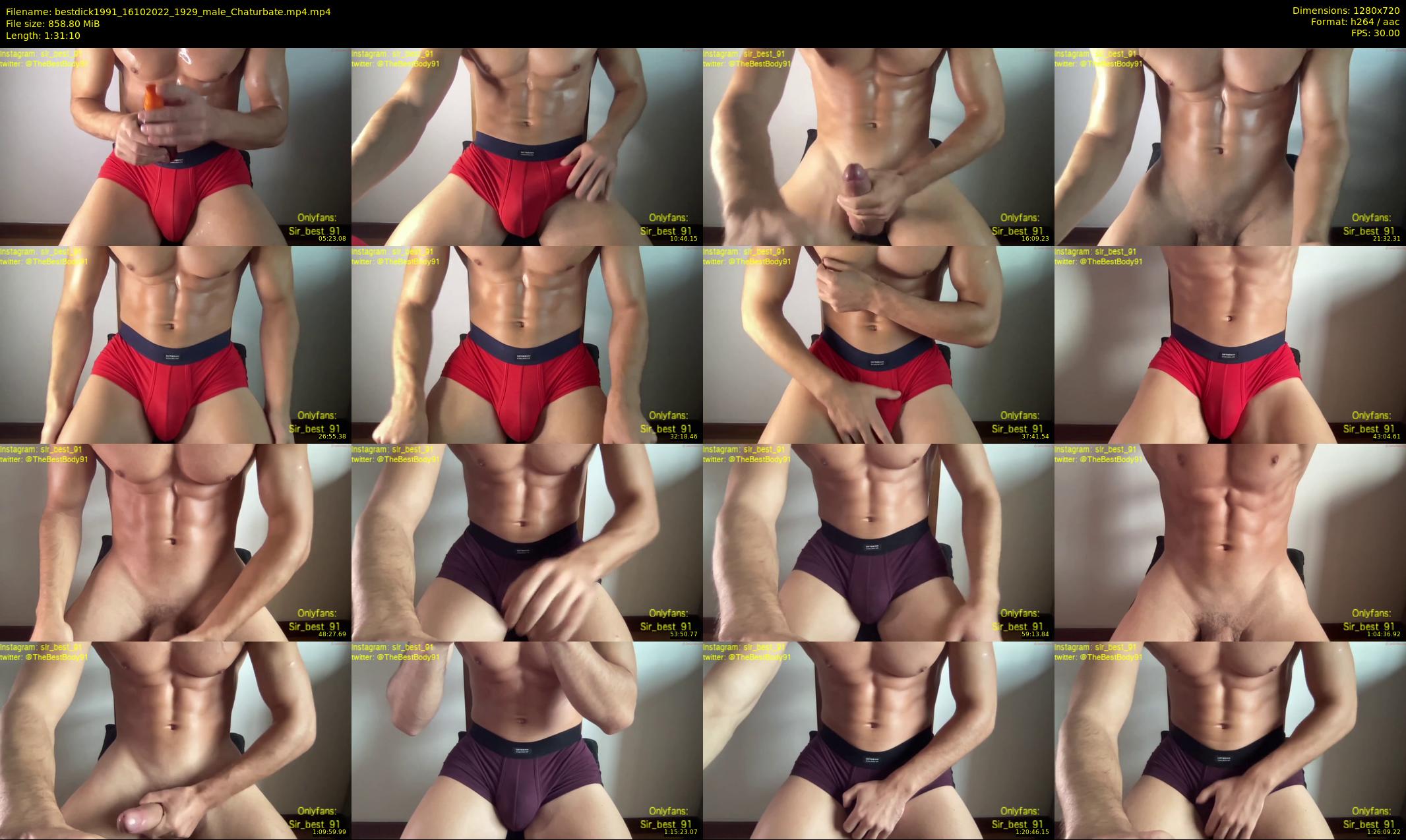bestdick1991 — 92 minute Chaturbate male cam show recording, 720p, Oct 16, 2022