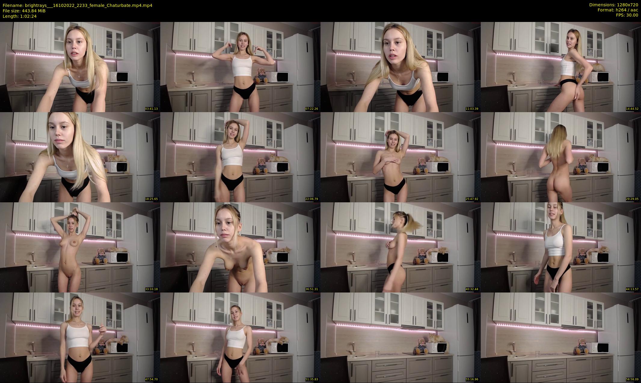 brightrays__ — 63 minute Chaturbate female cam show recording, 720p, Oct 16, 2022