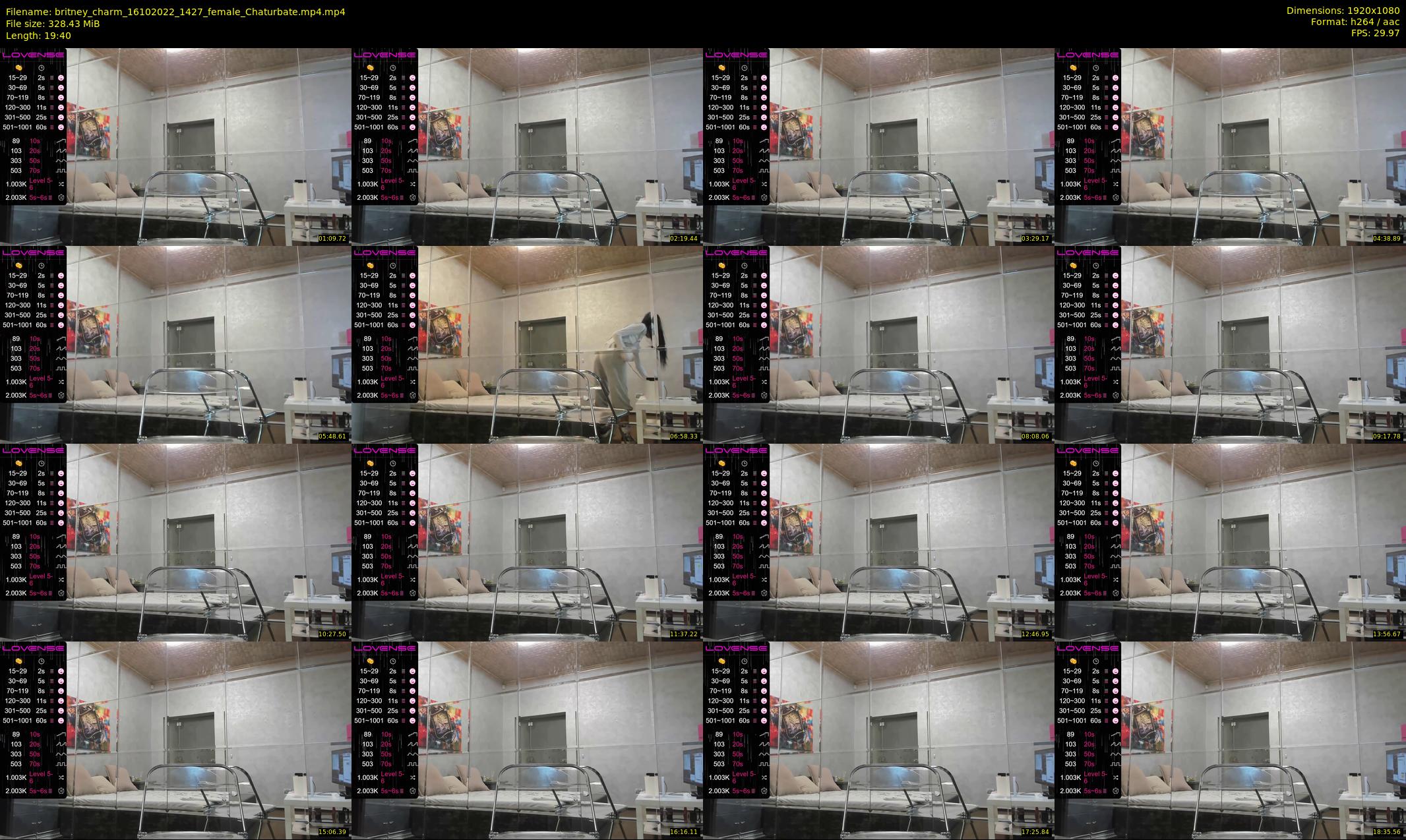 britney_charm — 20 minute Chaturbate female cam show recording, 1080p, Oct 16, 2022
