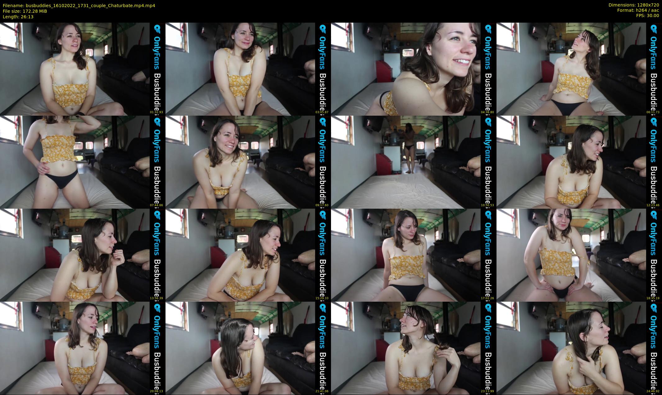 busbuddies — 27 minute Chaturbate couple cam show recording, 720p, Oct 16, 2022