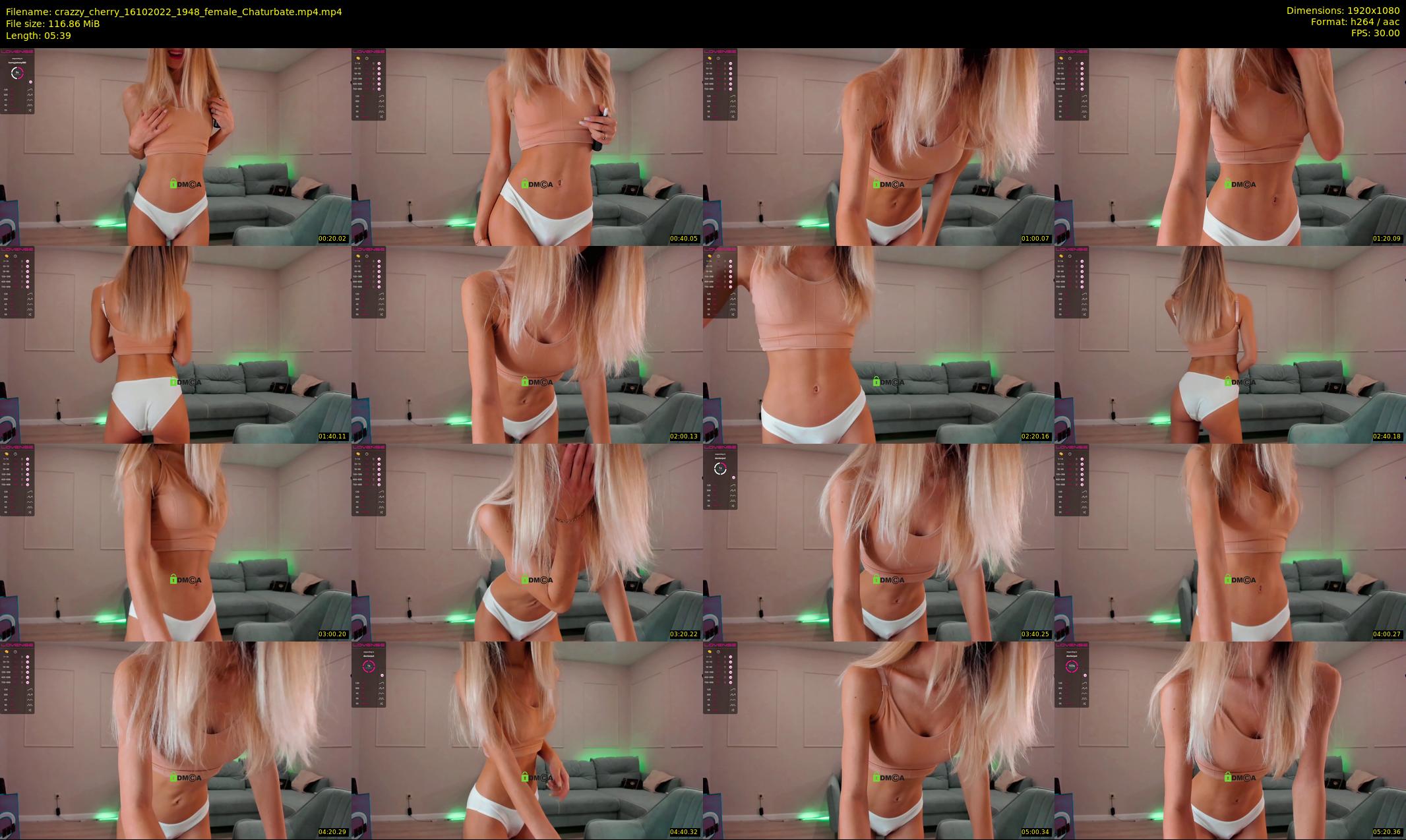 crazzy_cherry — 6 minute Chaturbate female cam show recording, 1080p, Oct 16, 2022