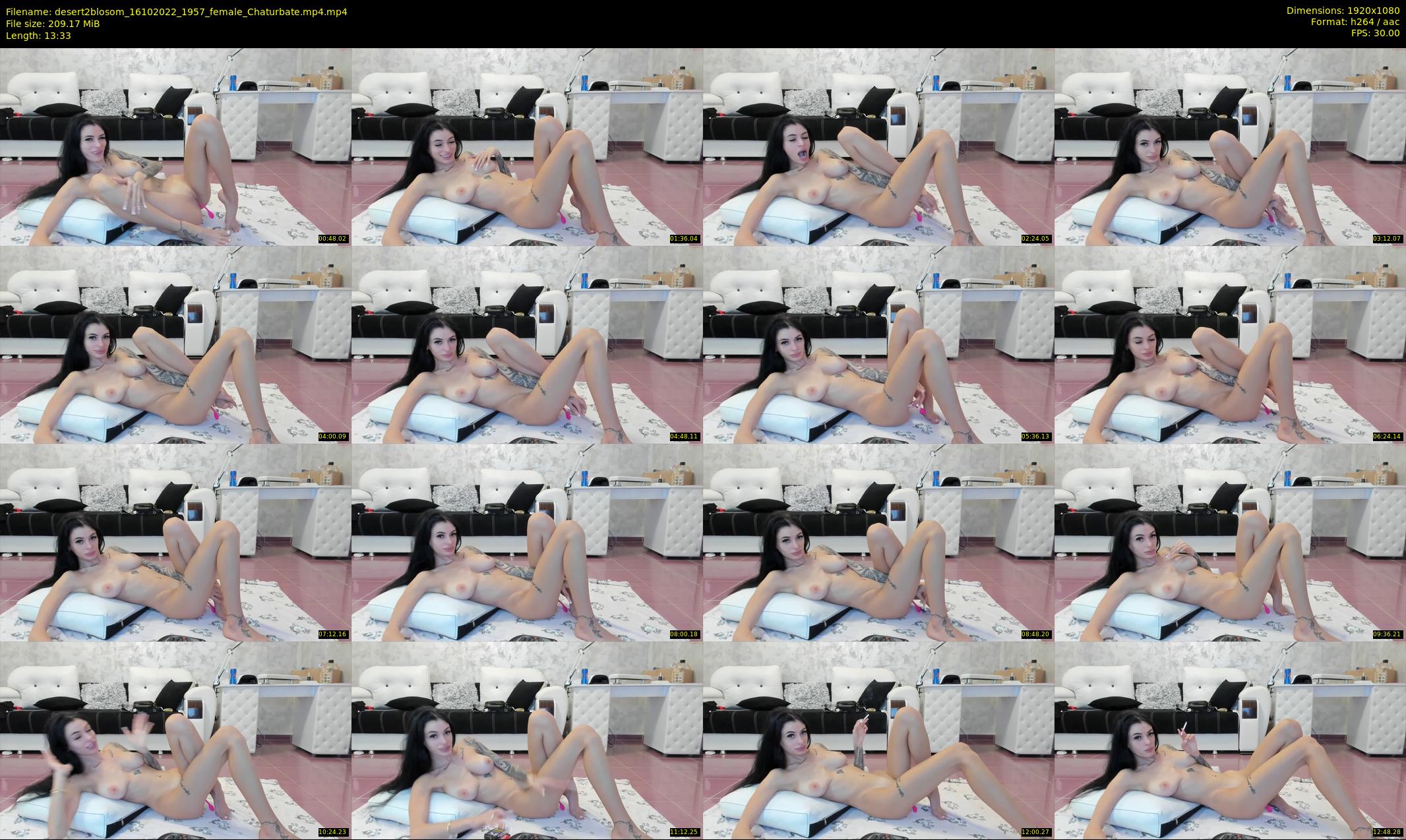 desert2blosom — 14 minute Chaturbate female cam show recording, 1080p, Oct 16, 2022