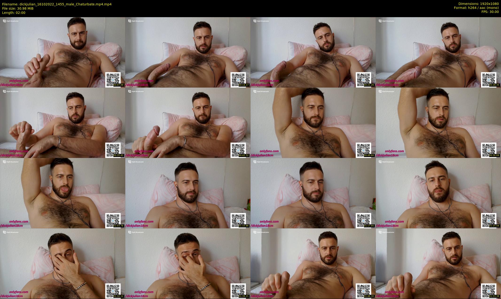 dickjulian — 2 minute Chaturbate male cam show recording, 1080p, Oct 16, 2022