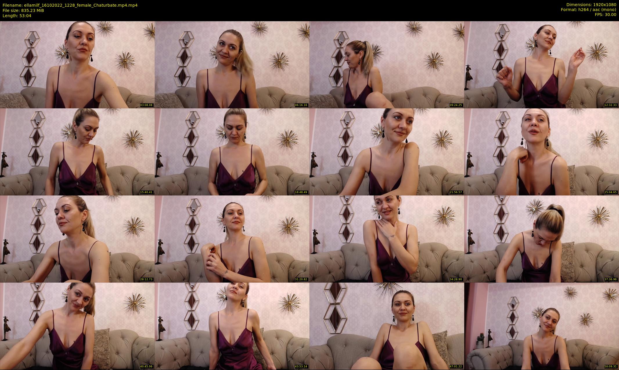 ellamilf — 54 minute Chaturbate female cam show recording, 1080p, Oct 16, 2022