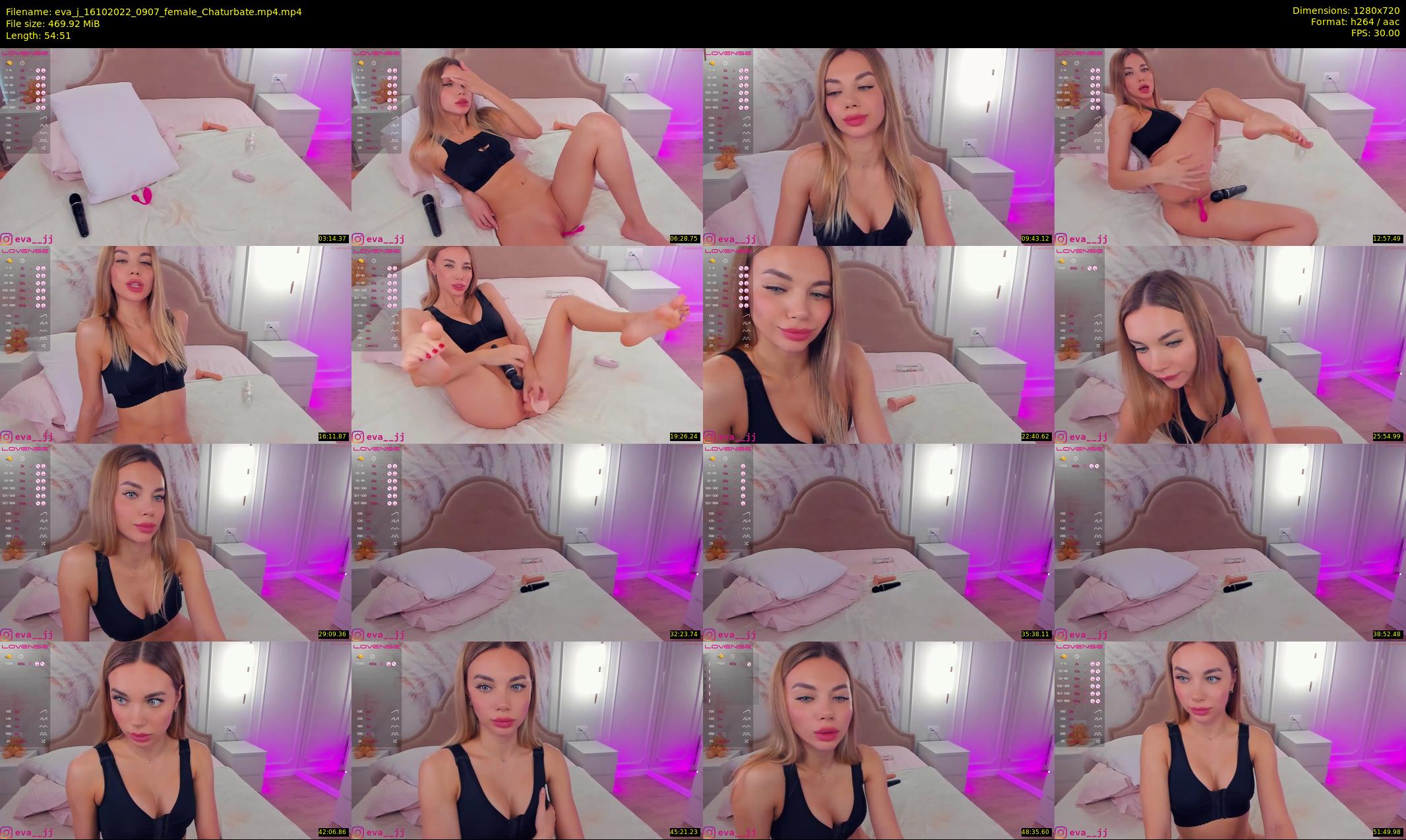 eva_j — 55 minute Chaturbate female cam show recording, 720p, Oct 16, 2022