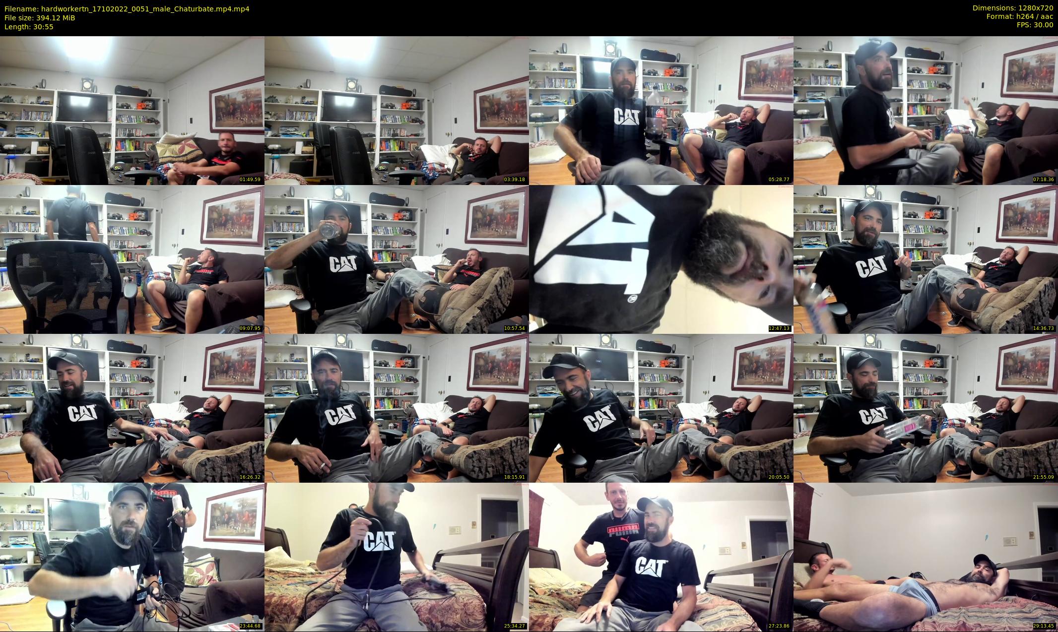 hardworkertn — 31 minute Chaturbate male cam show recording, 720p, Oct 17, 2022