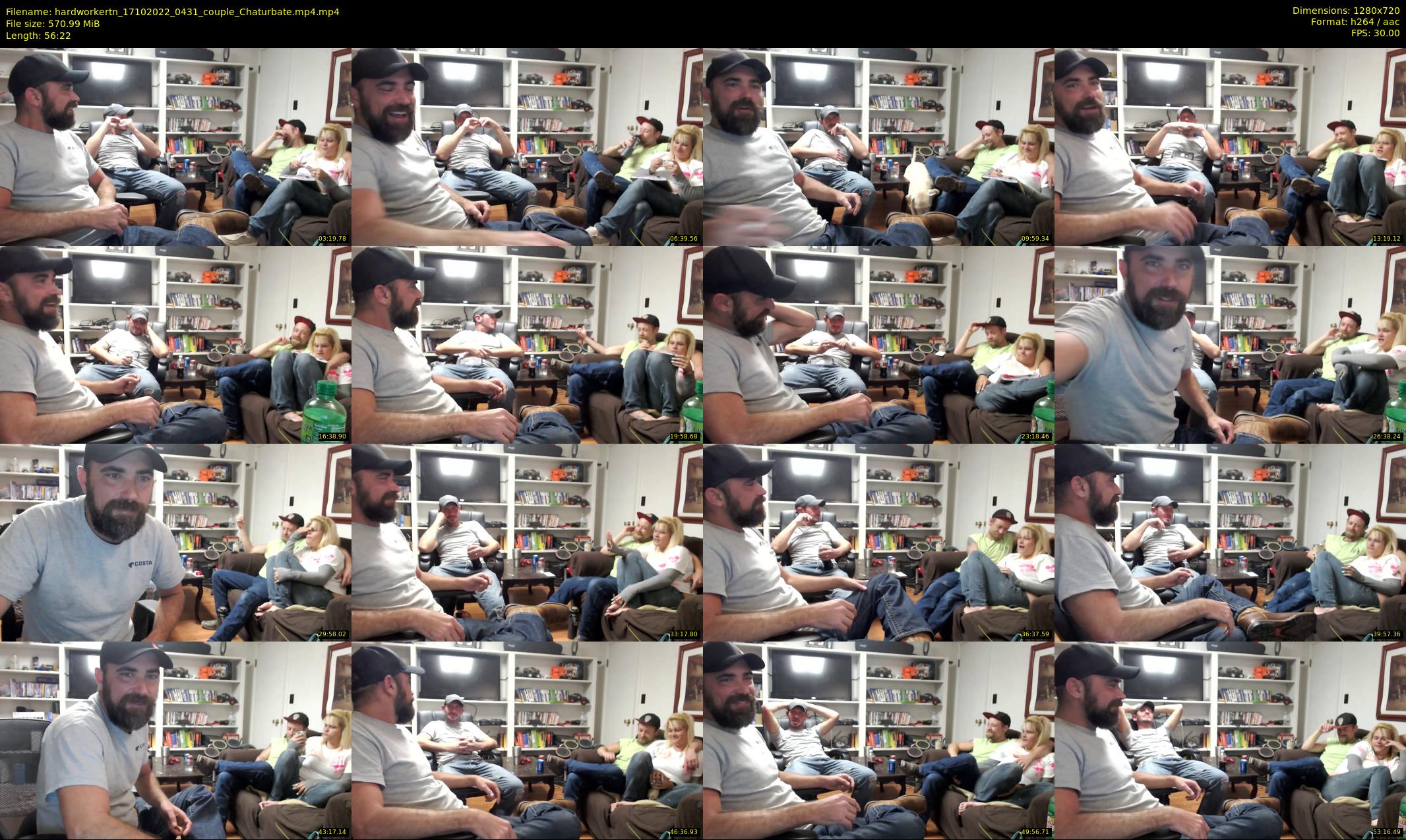 hardworkertn — 57 minute Chaturbate male cam show recording, 720p, Oct 17, 2022