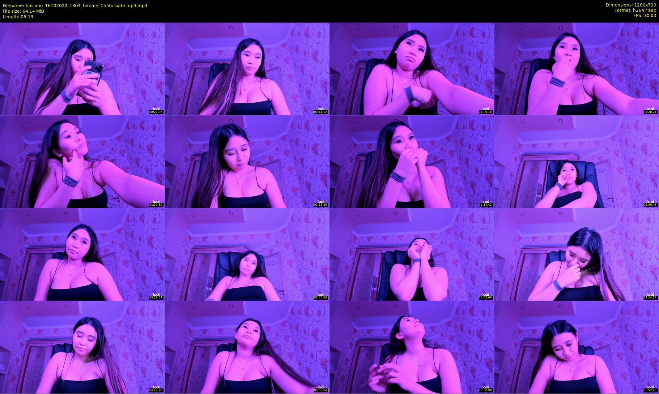 hasiimo — 7 minute Chaturbate female cam show recording, 720p, Oct 16, 2022
