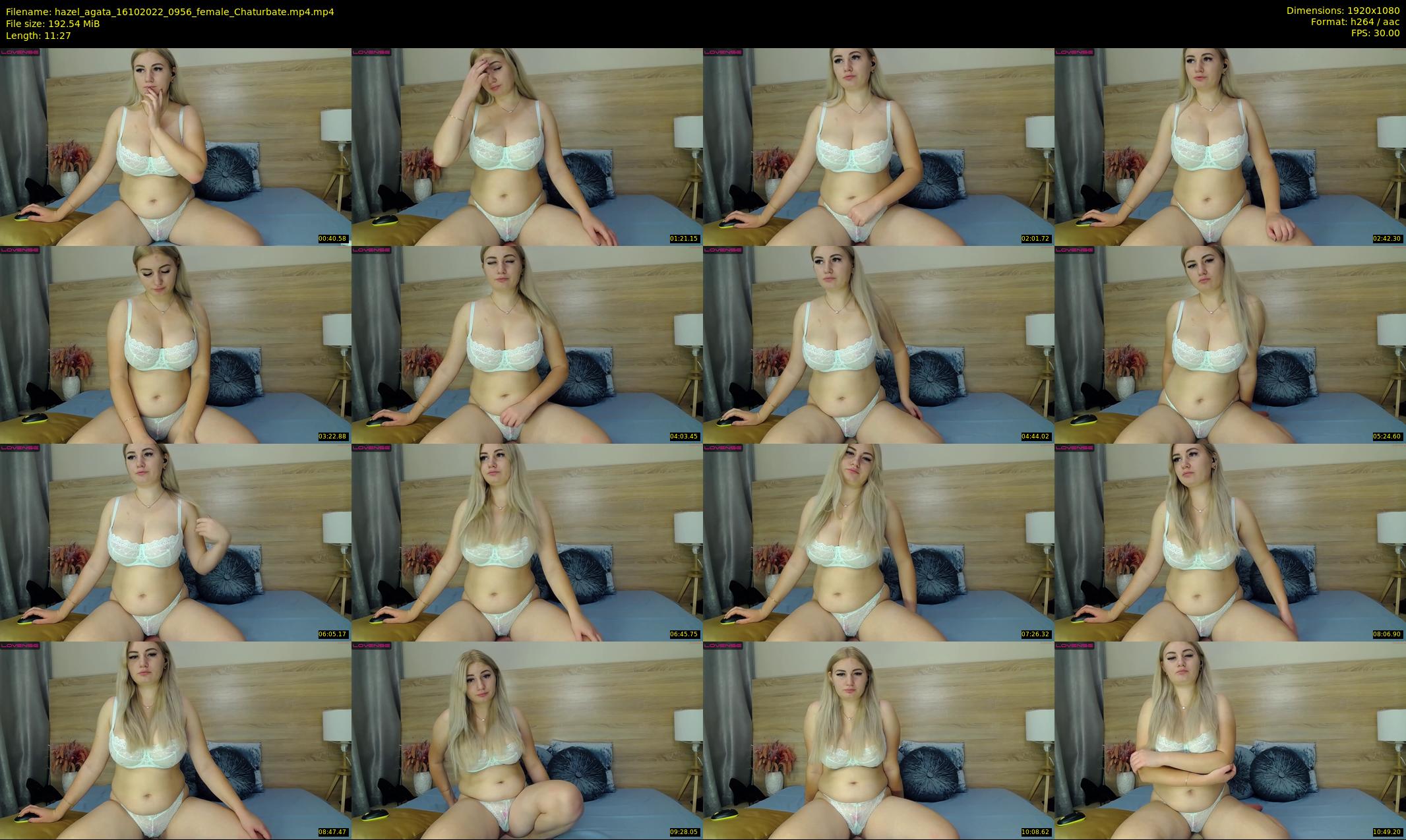hazel_agata — 12 minute Chaturbate female cam show recording, 1080p, Oct 16, 2022
