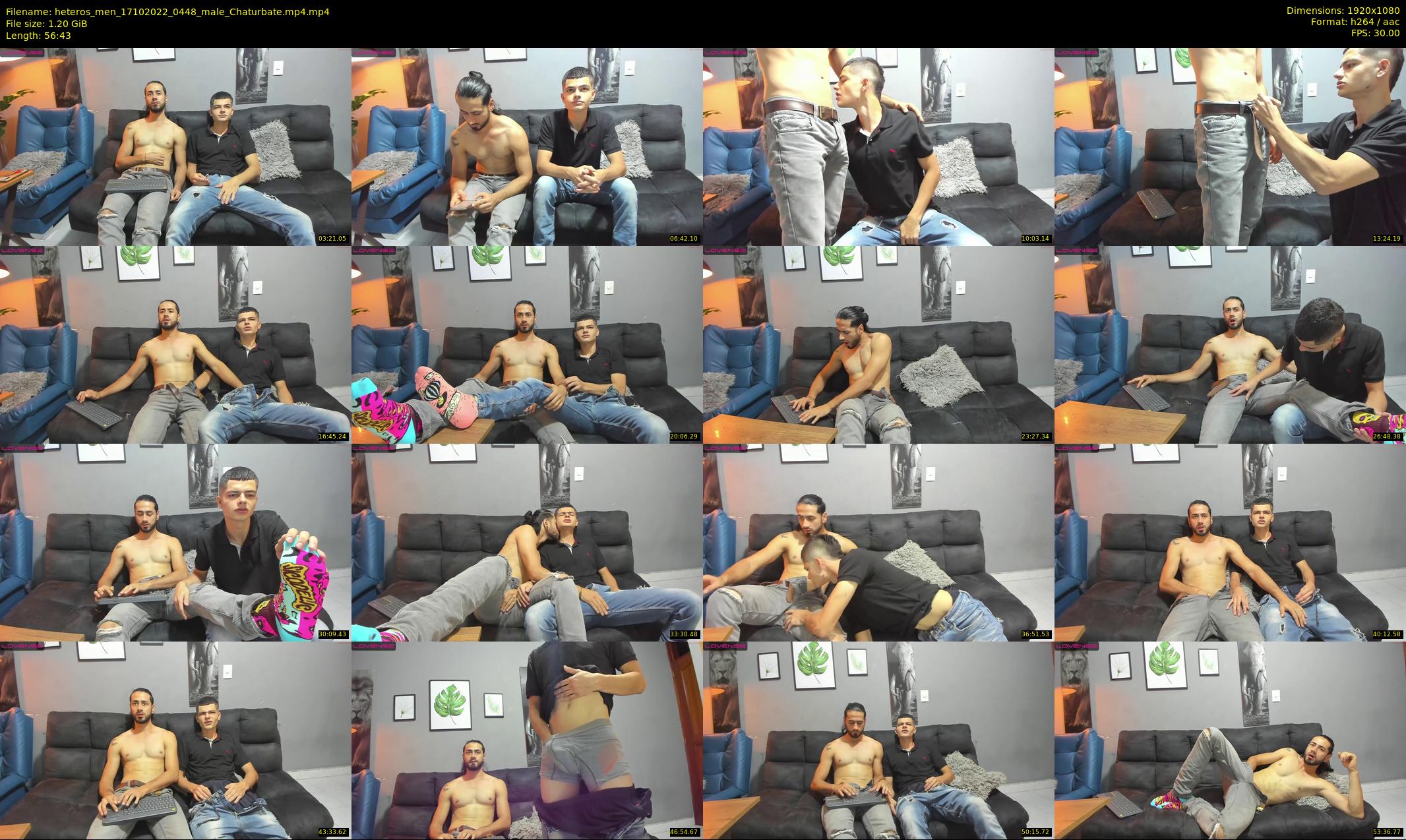 heteros_men — 57 minute Chaturbate male cam show recording, 1080p, Oct 17, 2022