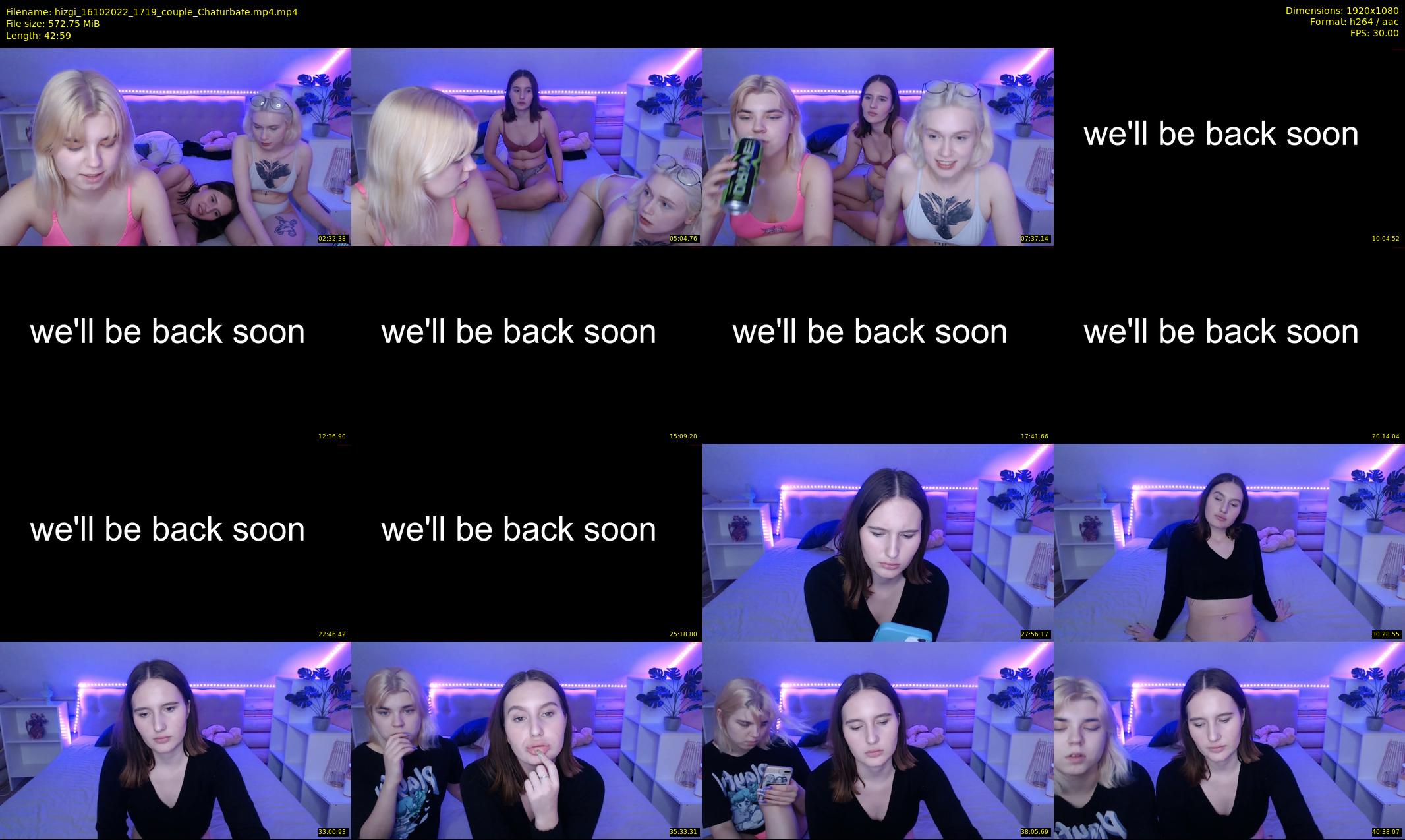 hizgi — 43 minute Chaturbate couple cam show recording, 1080p, Oct 16, 2022