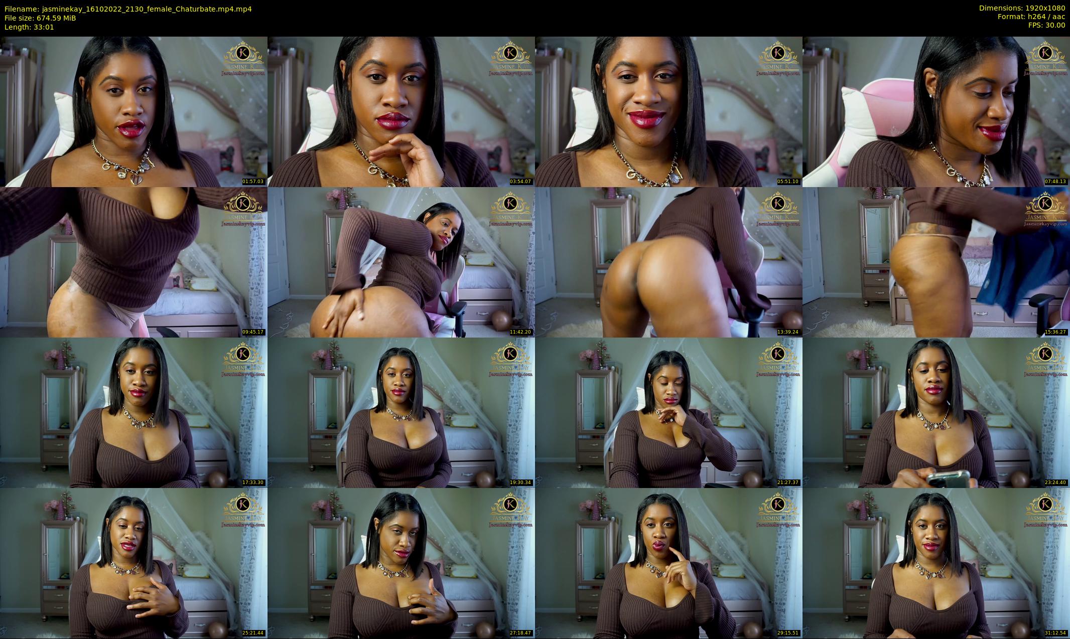 jasminekay — 34 minute Chaturbate female cam show recording, 1080p, Oct 16, 2022