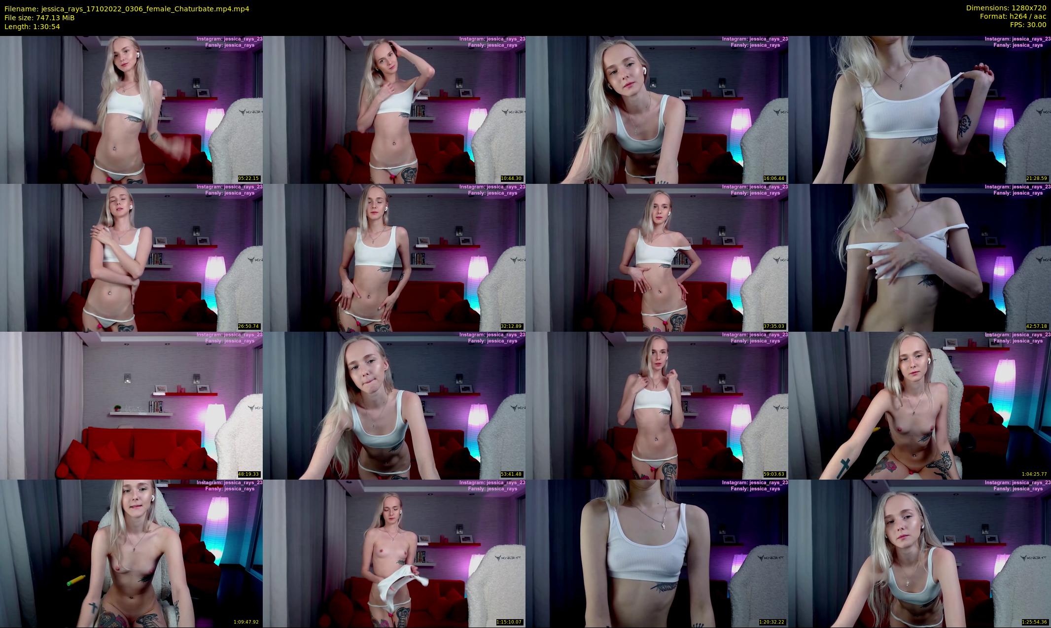 jessica_rays — 91 minute Chaturbate couple cam show recording, 720p, Oct 17, 2022