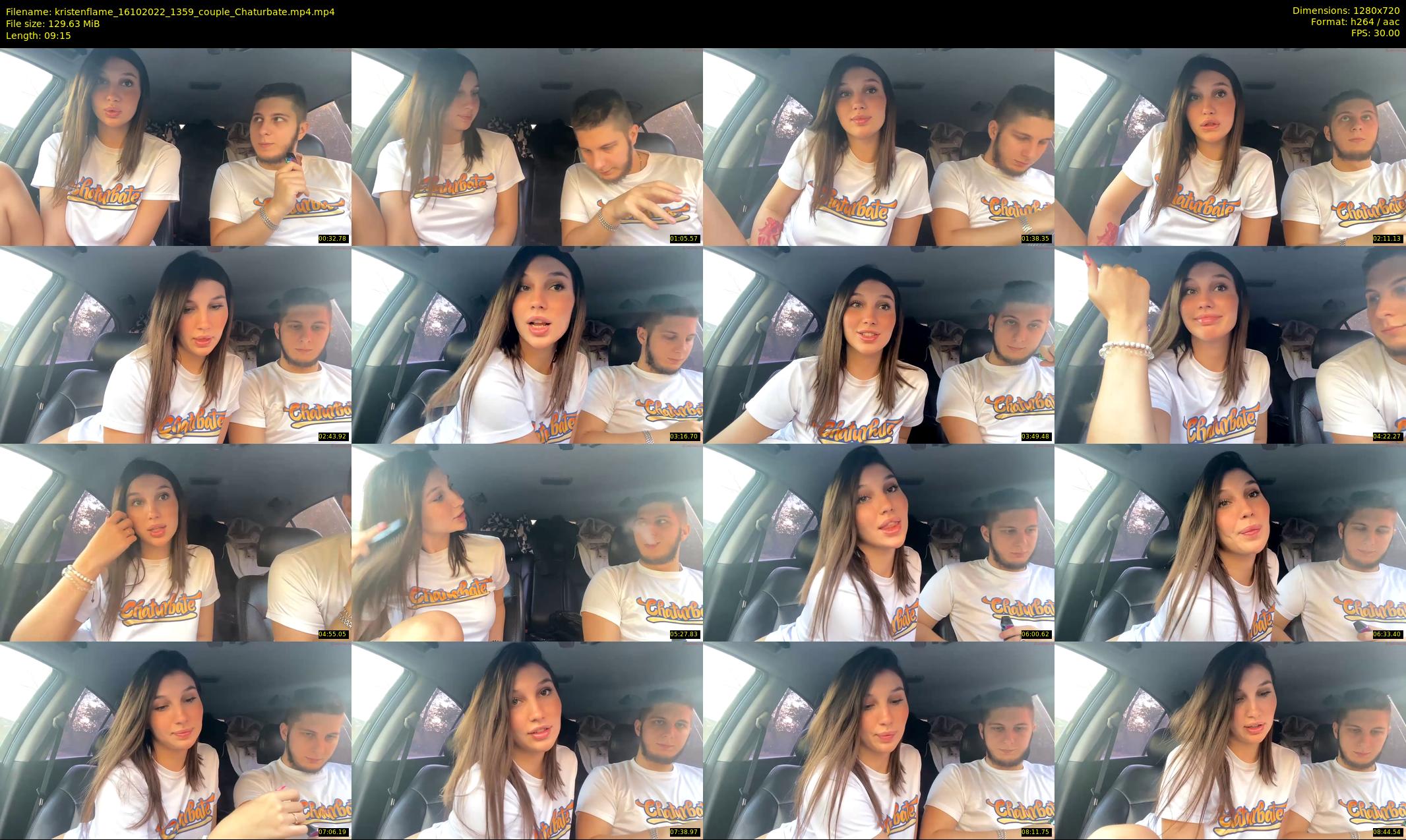 kristenflame — 10 minute Chaturbate couple cam show recording, 720p, Oct 16, 2022