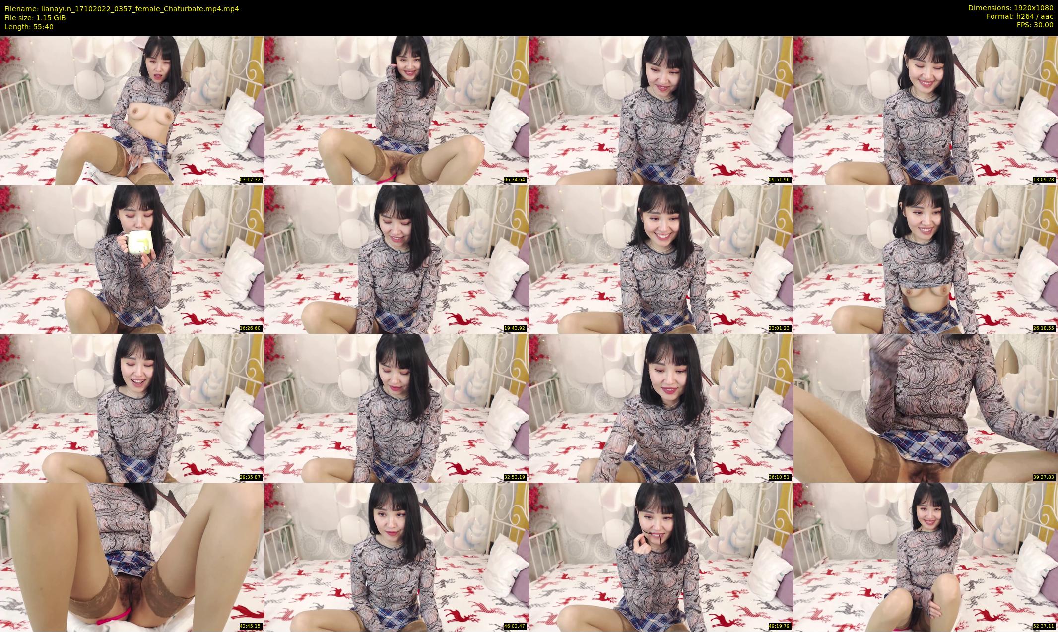 lianayun — 56 minute Chaturbate female cam show recording, 1080p, Oct 17, 2022