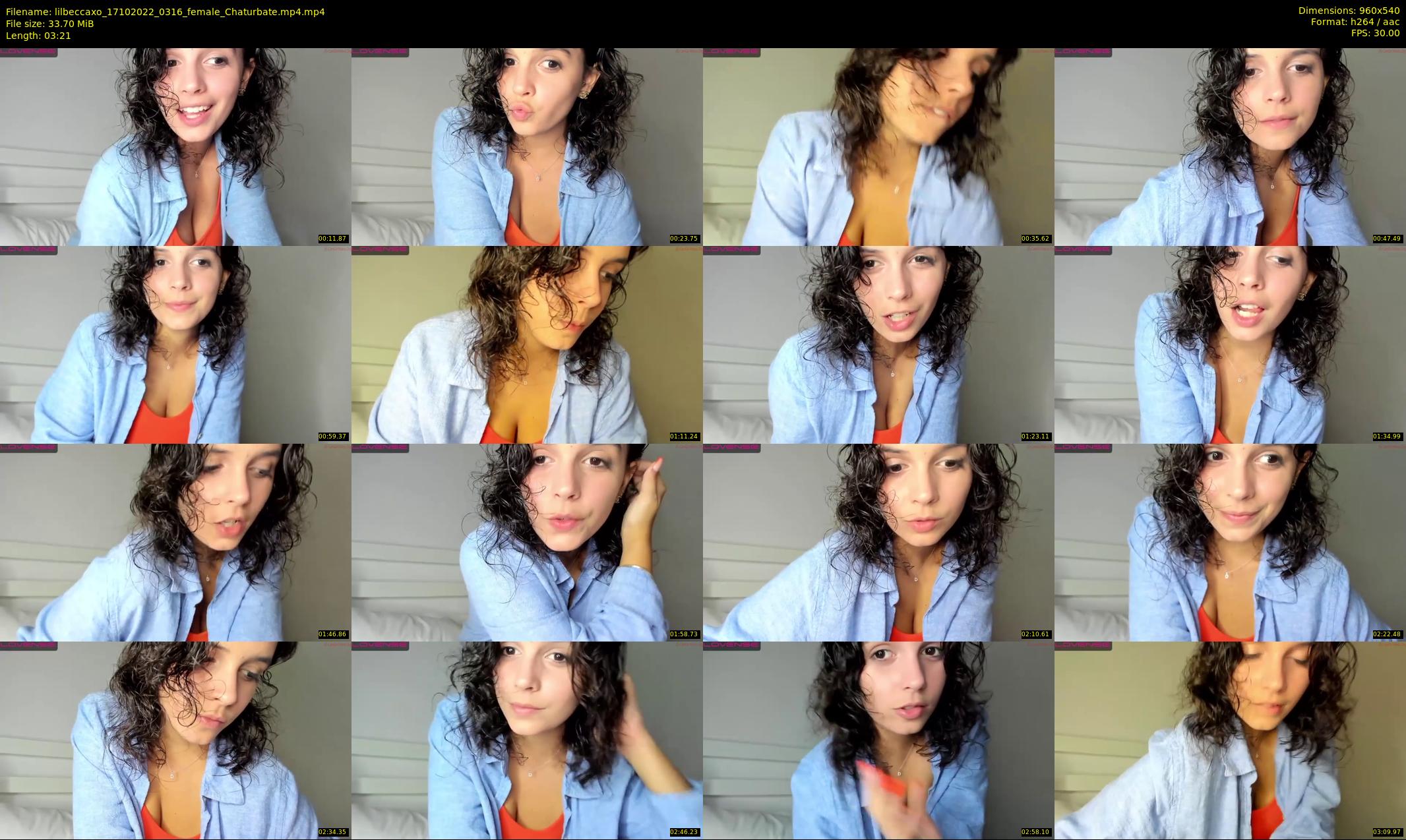 lilbeccaxo — 4 minute Chaturbate female cam show recording, 480p, Oct 17, 2022