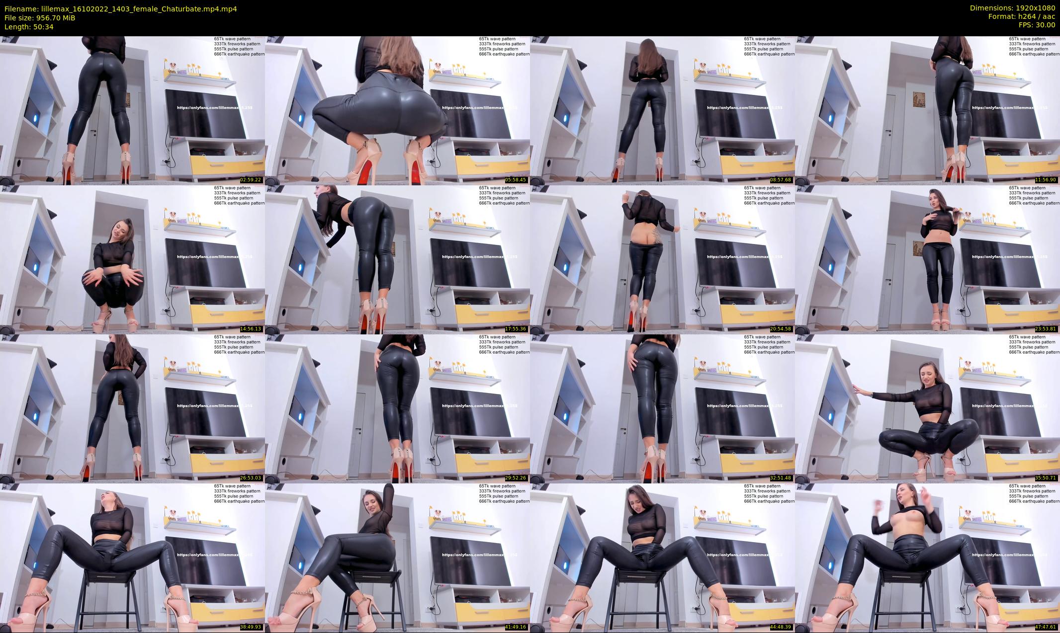 lillemax — 51 minute Chaturbate female cam show recording, 1080p, Oct 16, 2022