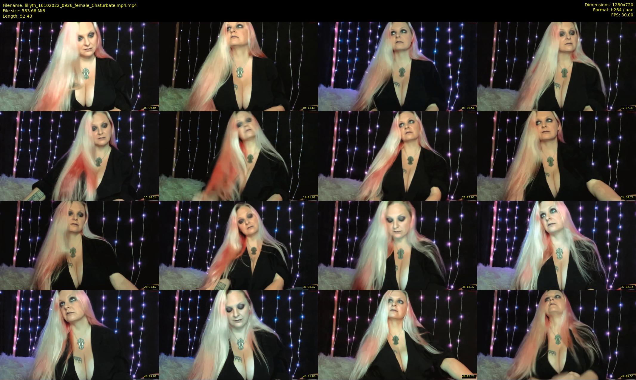lillyth — 53 minute Chaturbate female cam show recording, 720p, Oct 16, 2022