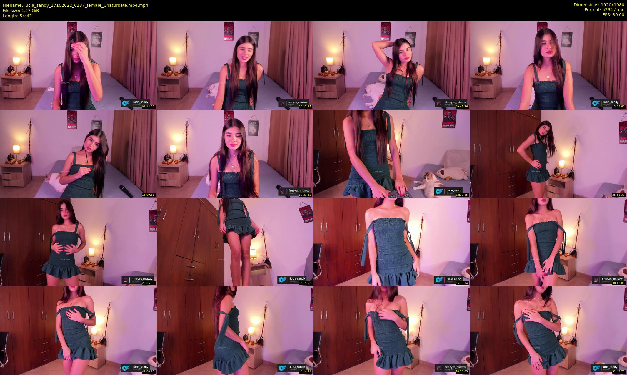 lucia_sandy — 55 minute Chaturbate female cam show recording, 1080p, Oct 17, 2022