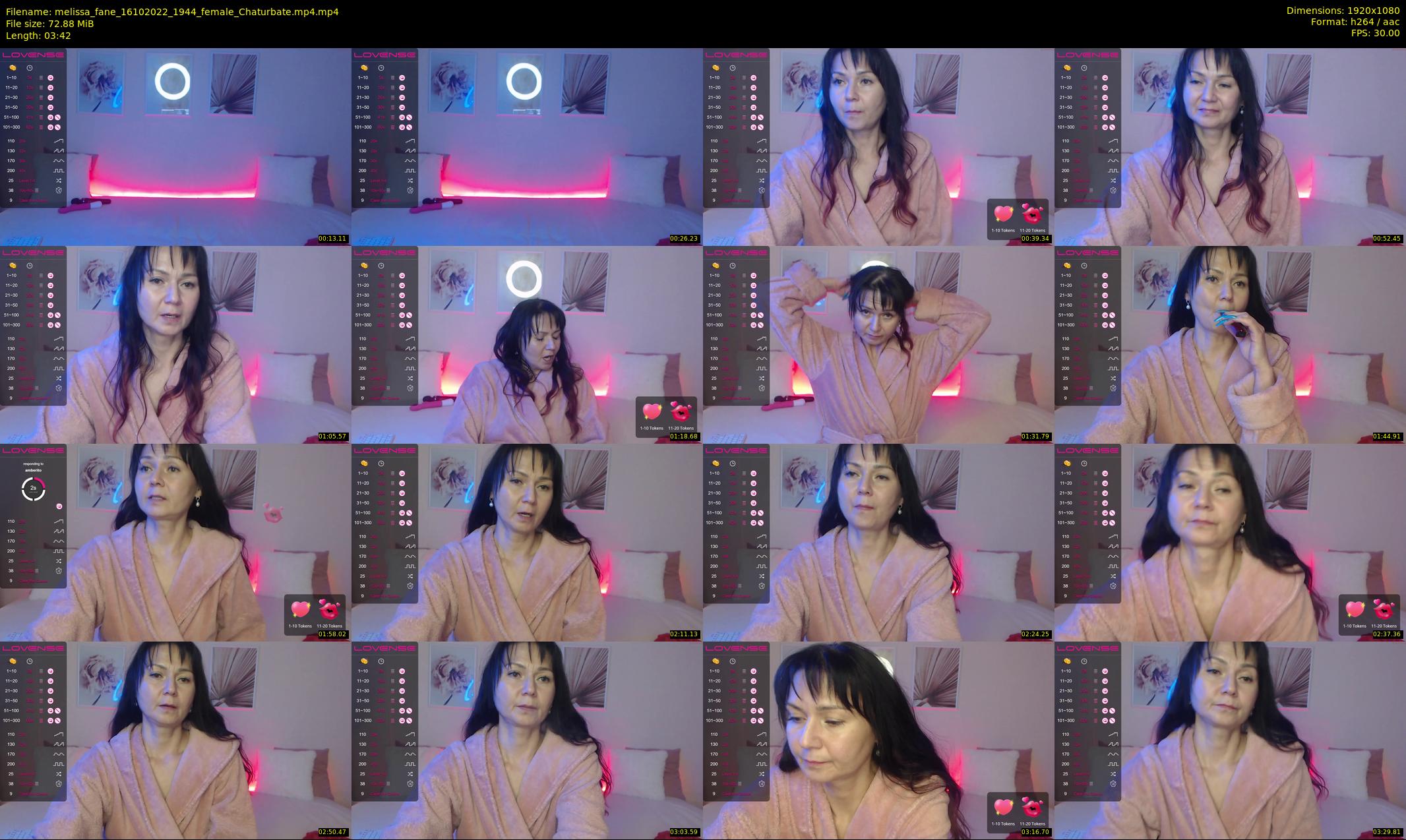 melissa_fane — 4 minute Chaturbate female cam show recording, 1080p, Oct 16, 2022