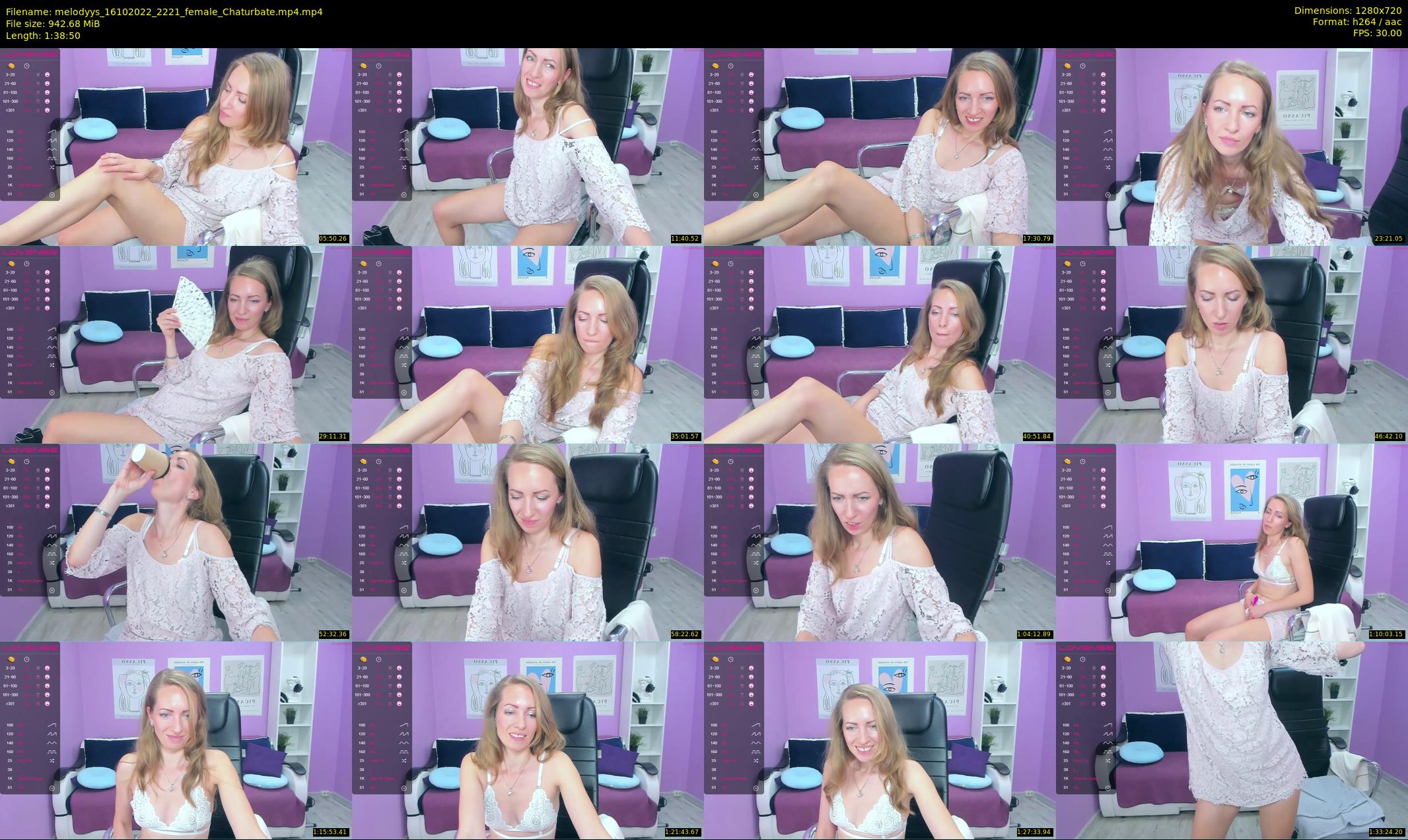 melodyys — 99 minute Chaturbate female cam show recording, 720p, Oct 16, 2022