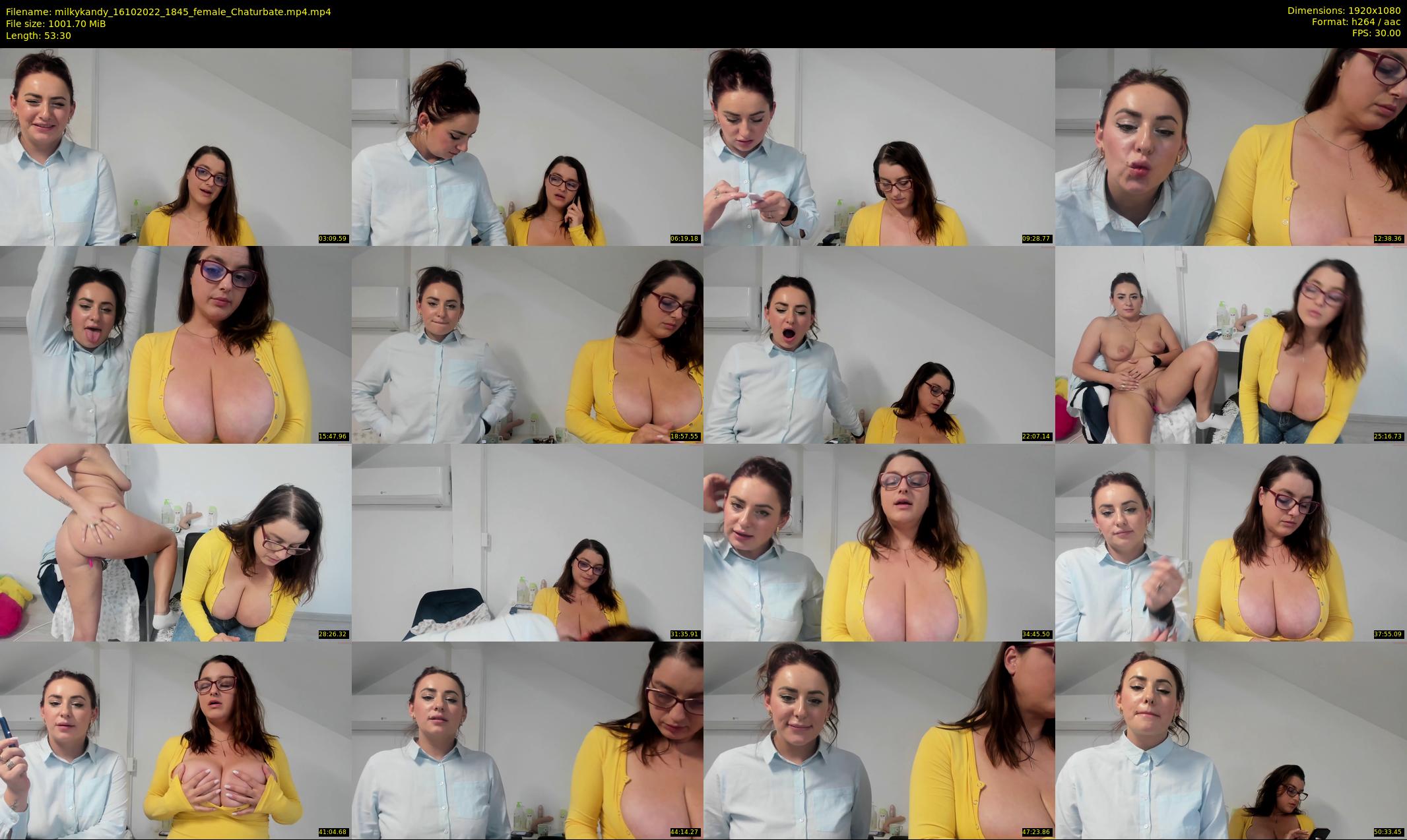 milkykandy — 54 minute Chaturbate female cam show recording, 1080p, Oct 16, 2022