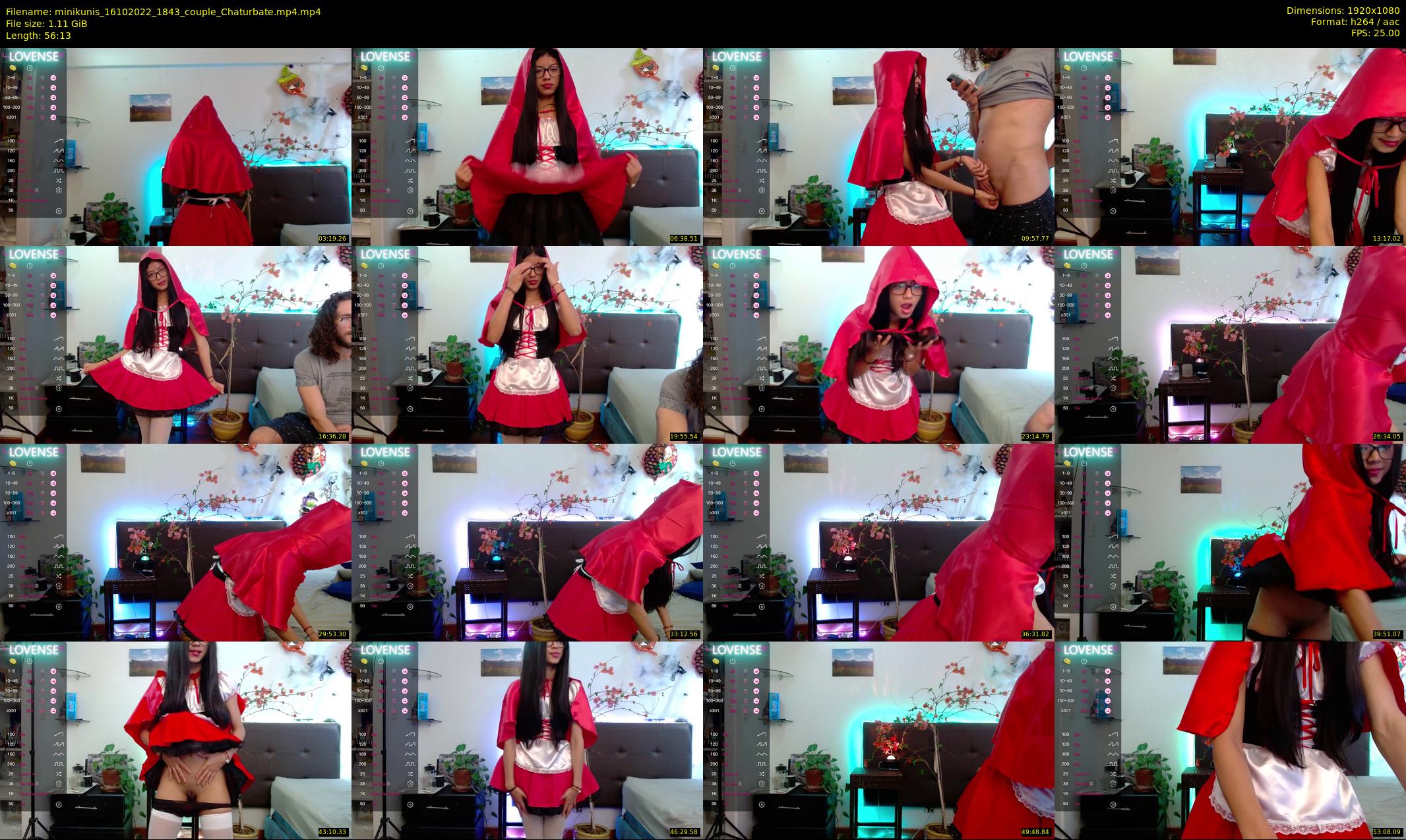 minikunis — 57 minute Chaturbate couple cam show recording, 1080p, Oct 16, 2022