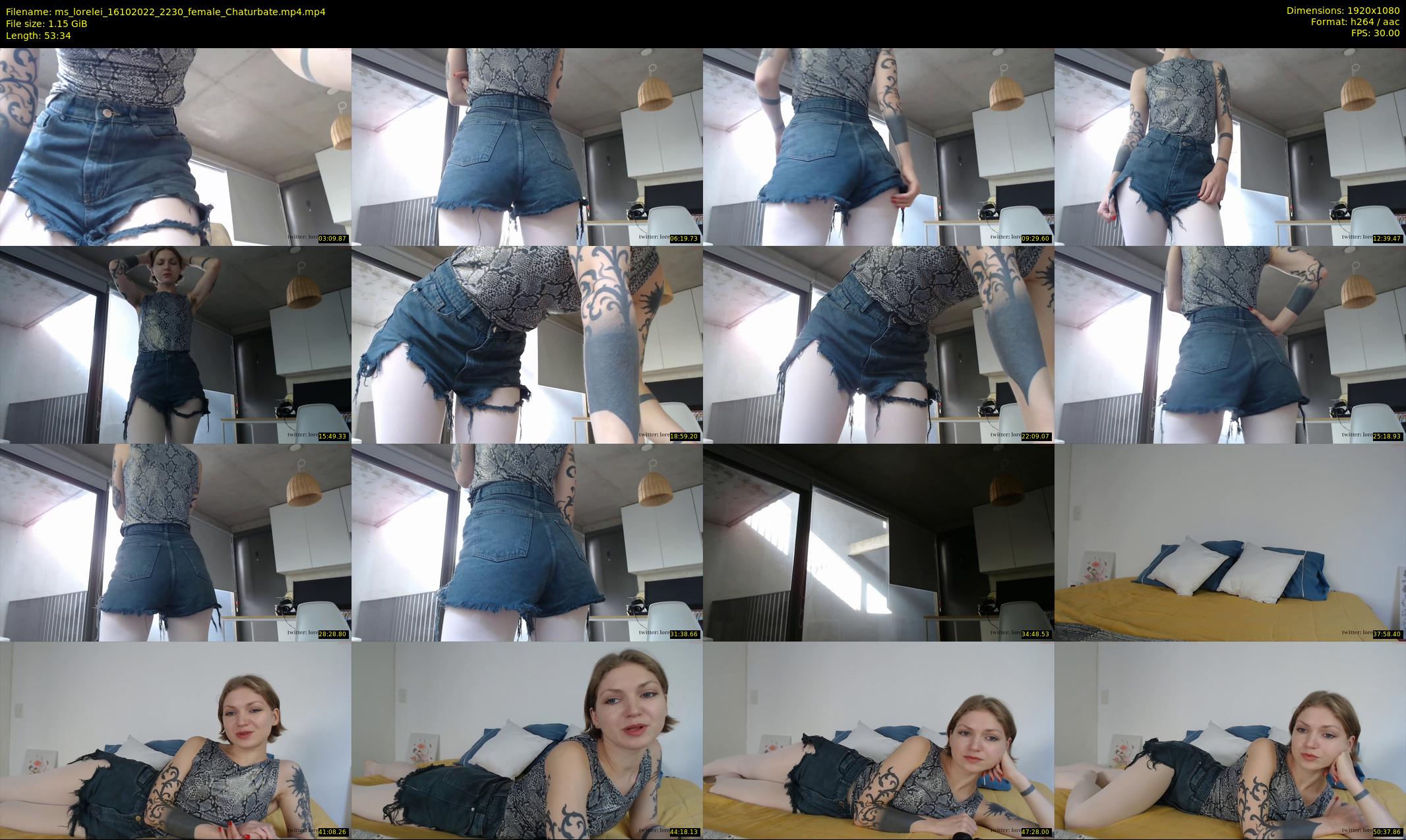 ms_lorelei — 54 minute Chaturbate female cam show recording, 1080p, Oct 16, 2022
