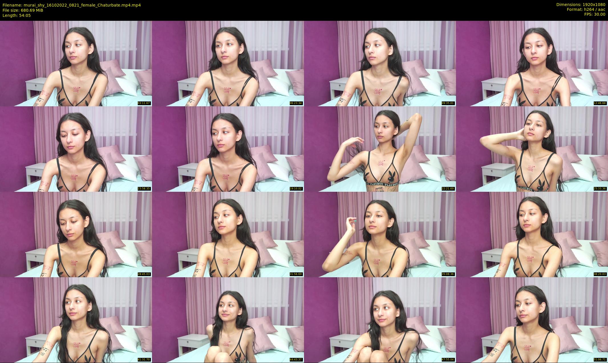 murai_shy — 55 minute Chaturbate female cam show recording, 1080p, Oct 16, 2022