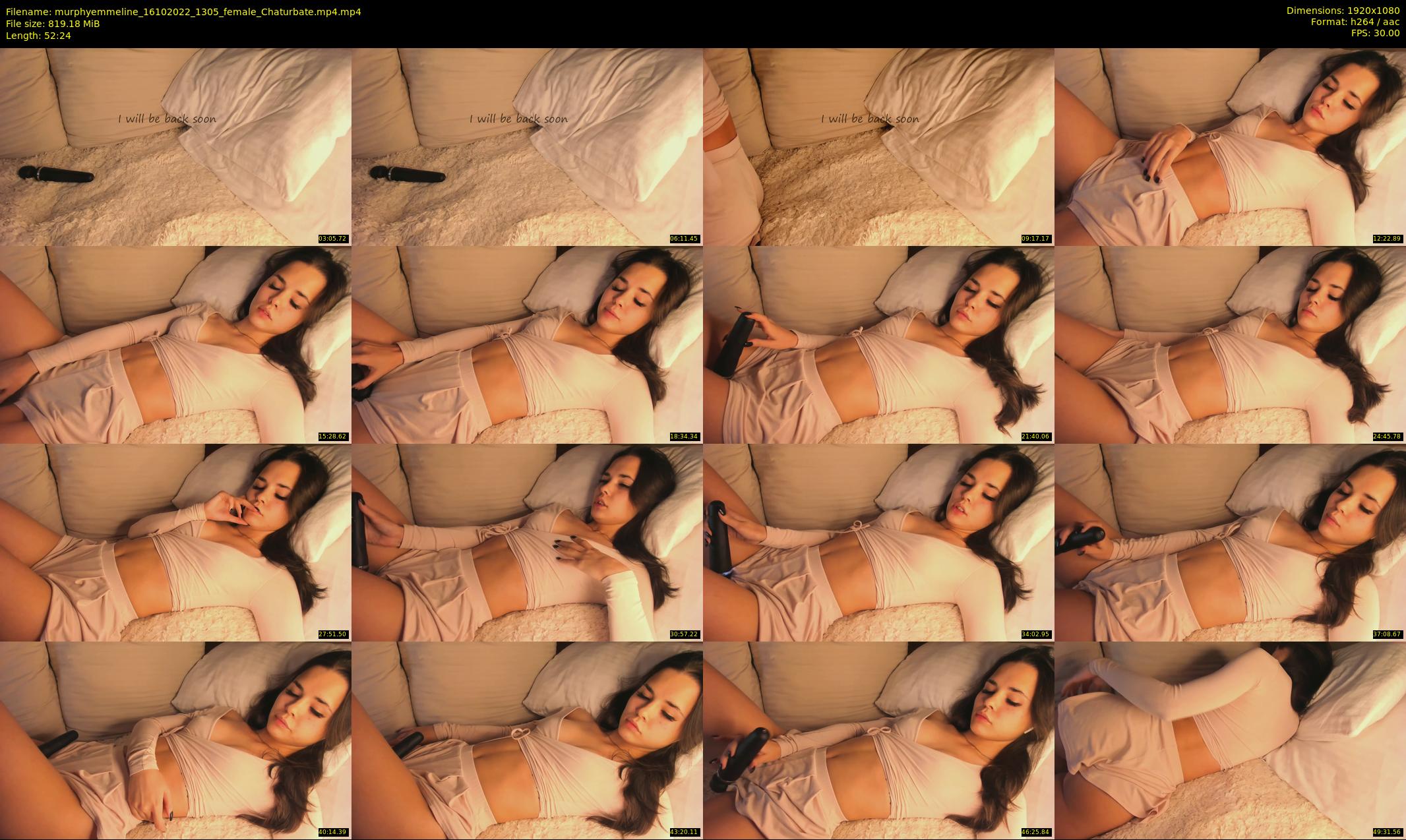 murphyemmeline — 53 minute Chaturbate female cam show recording, 1080p, Oct 16, 2022