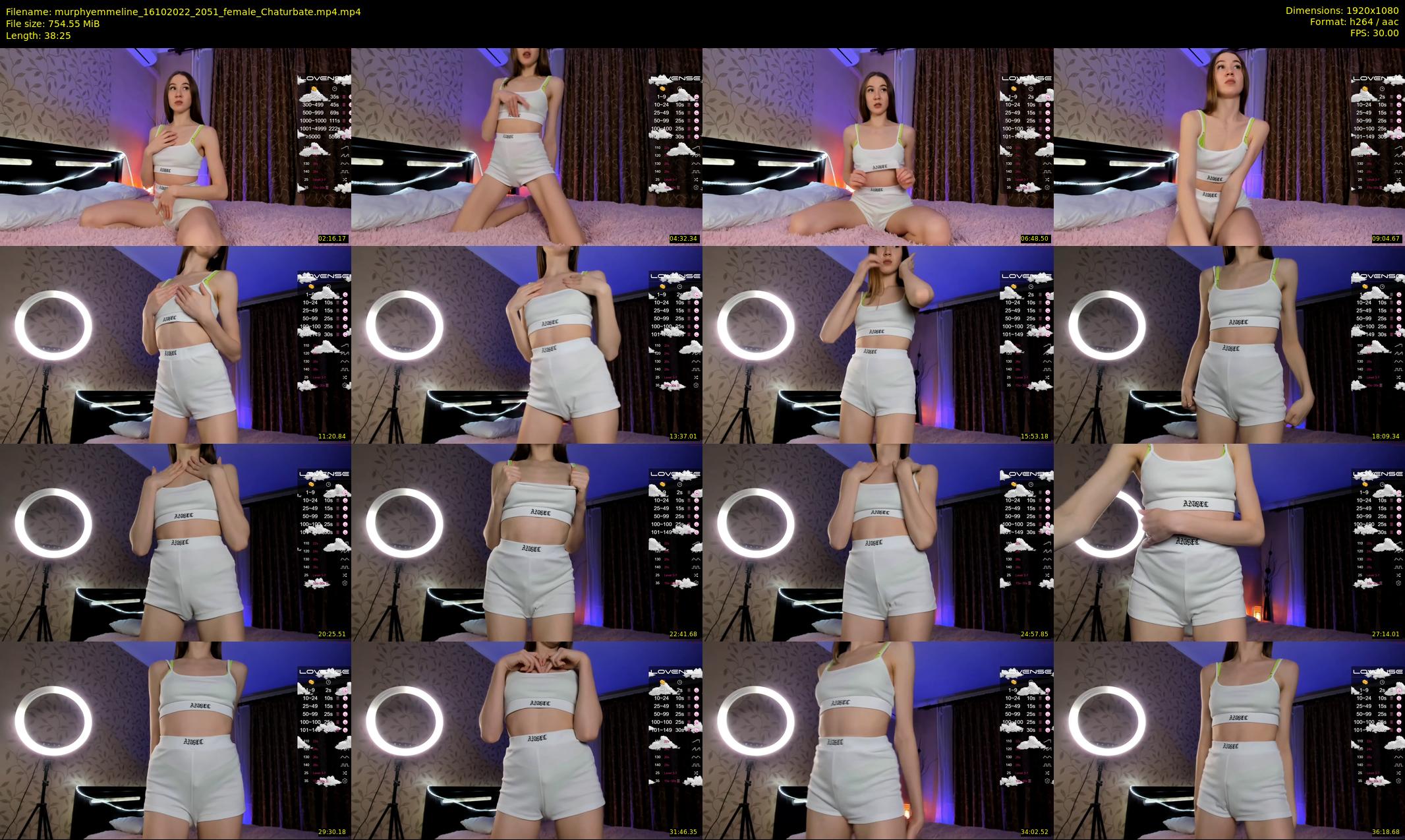 murphyemmeline — 39 minute Chaturbate female cam show recording, 1080p, Oct 16, 2022