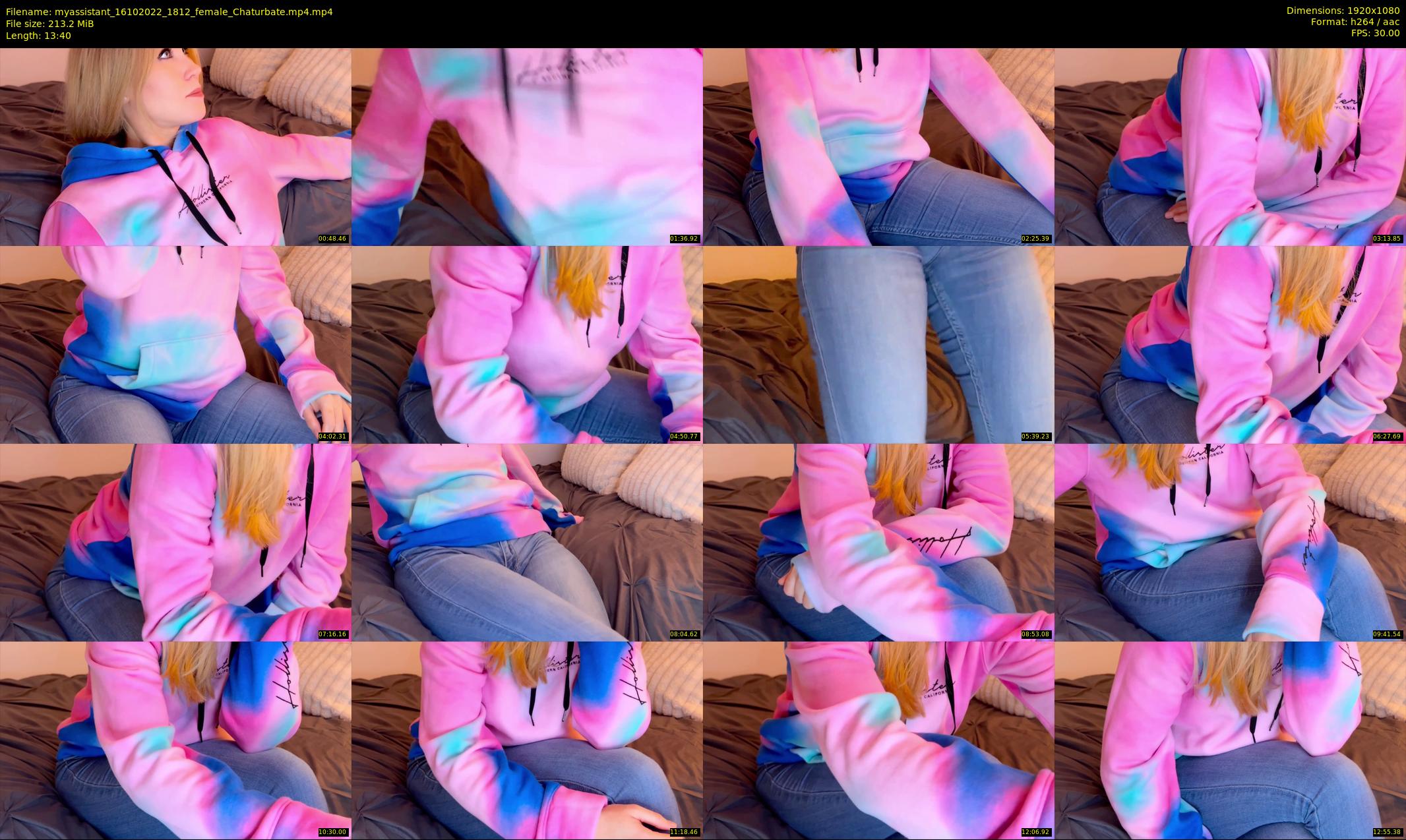 myassistant — 14 minute Chaturbate female cam show recording, 1080p, Oct 16, 2022