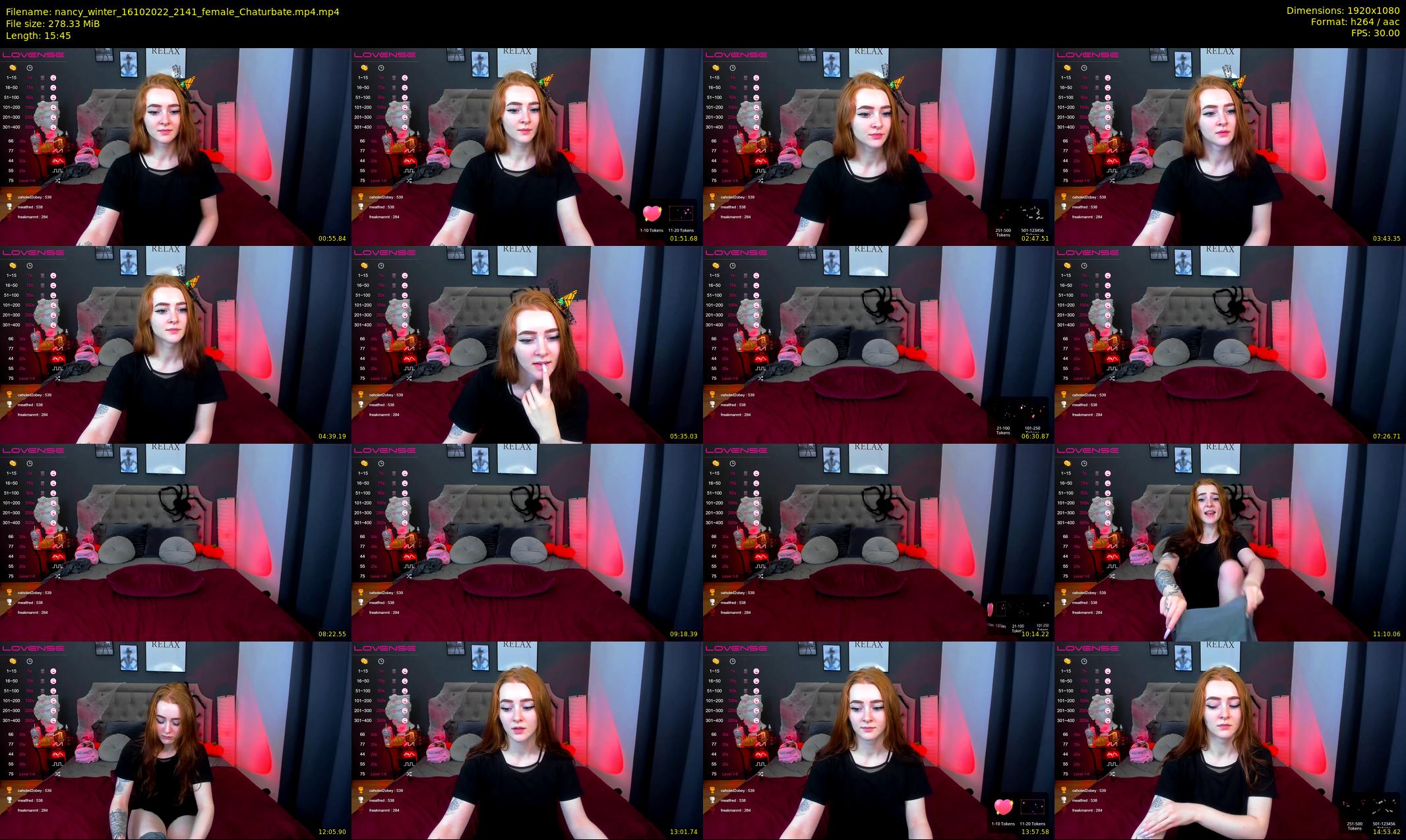 nancy_winter — 16 minute Chaturbate female cam show recording, 1080p, Oct 16, 2022