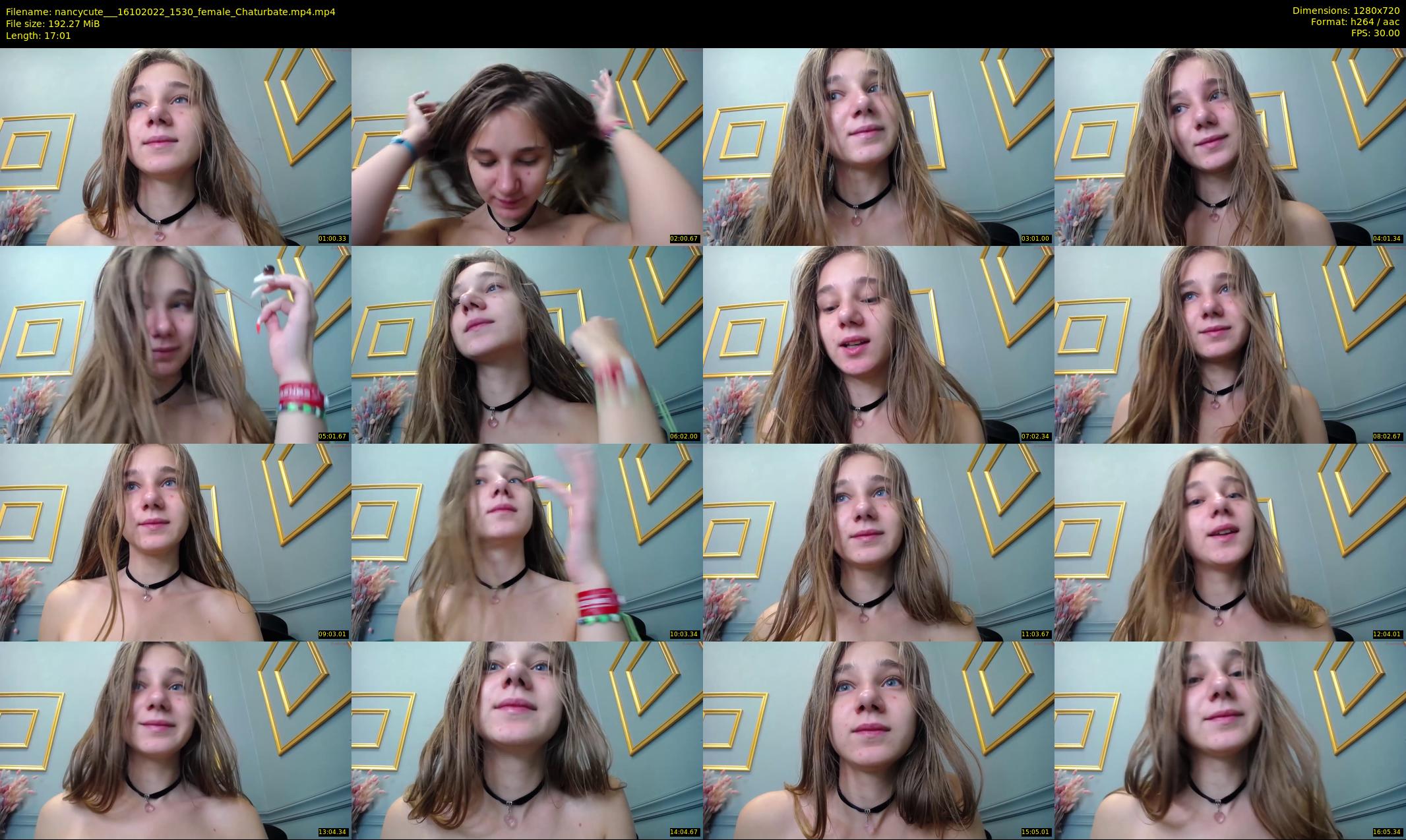 nancycute__ — 18 minute Chaturbate female cam show recording, 720p, Oct 16, 2022