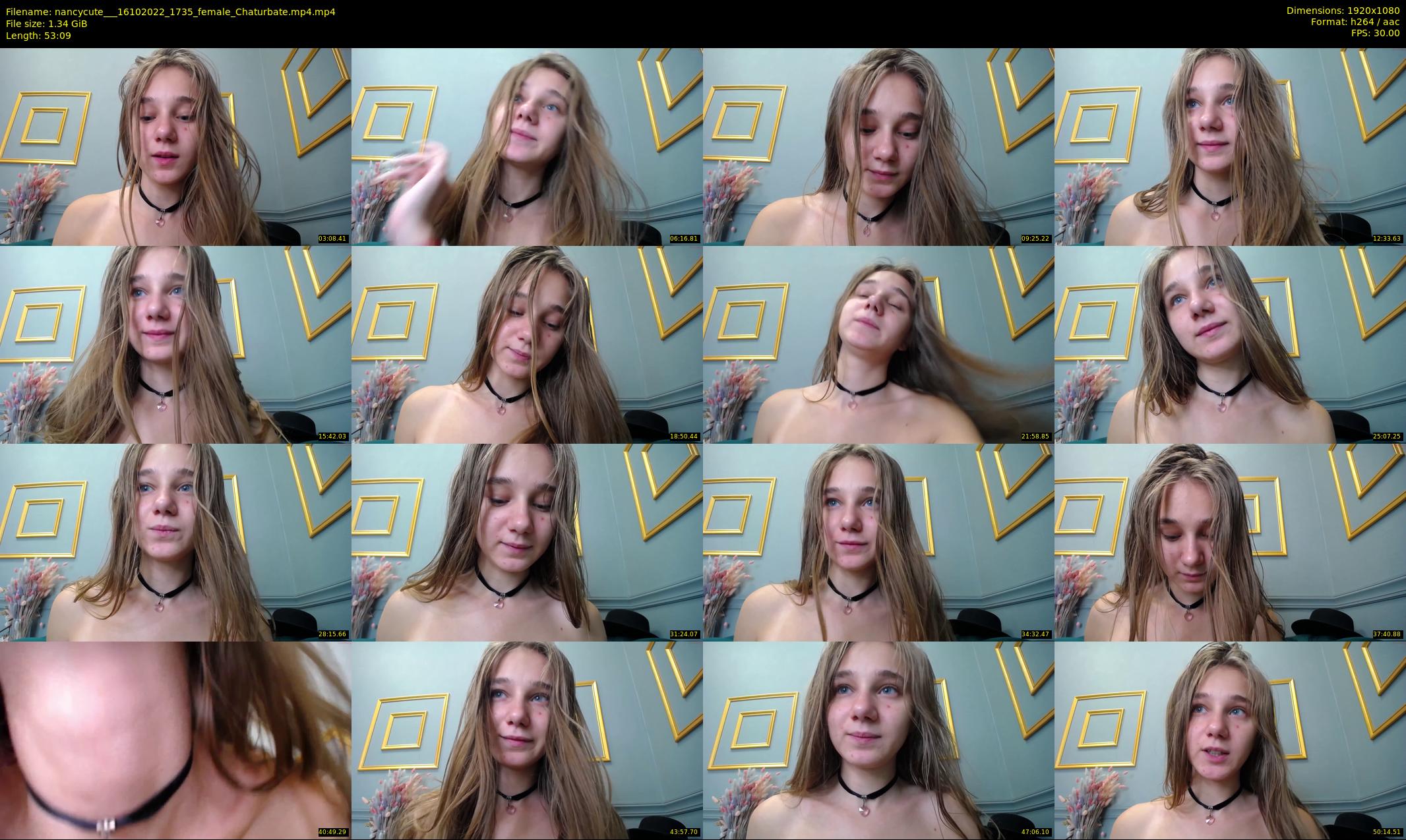 nancycute__ — 54 minute Chaturbate female cam show recording, 1080p, Oct 16, 2022