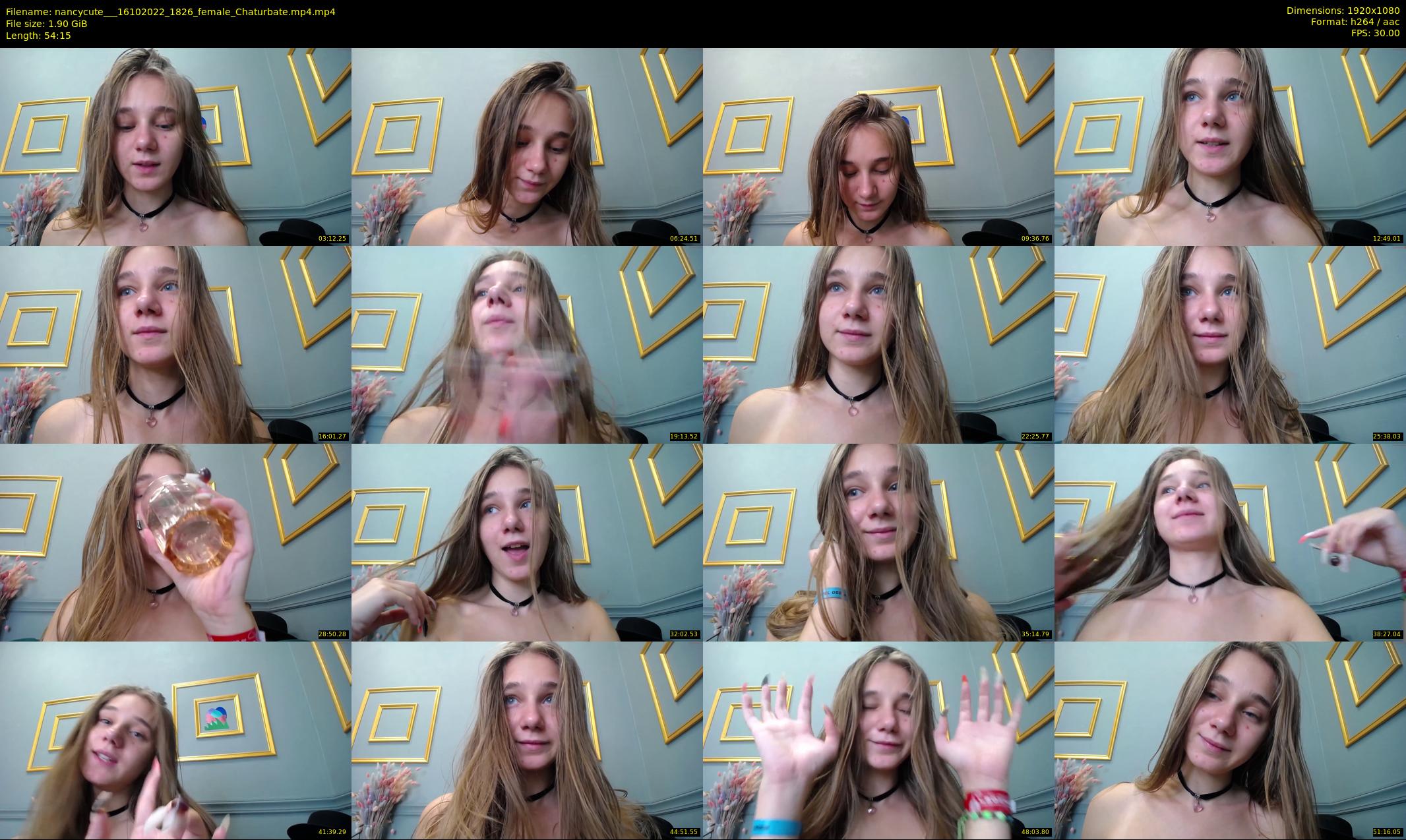 nancycute__ — 55 minute Chaturbate female cam show recording, 1080p, Oct 16, 2022
