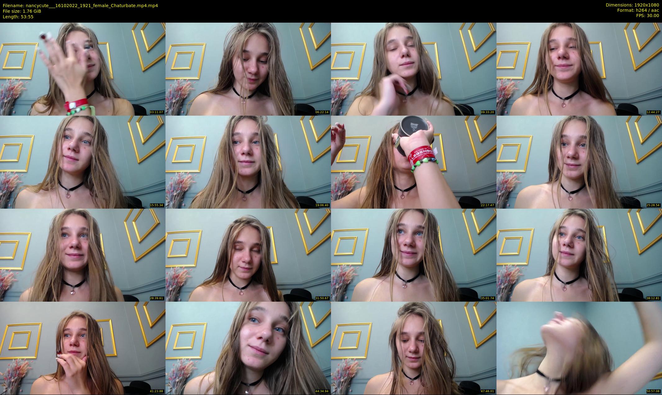 nancycute__ — 54 minute Chaturbate female cam show recording, 1080p, Oct 16, 2022