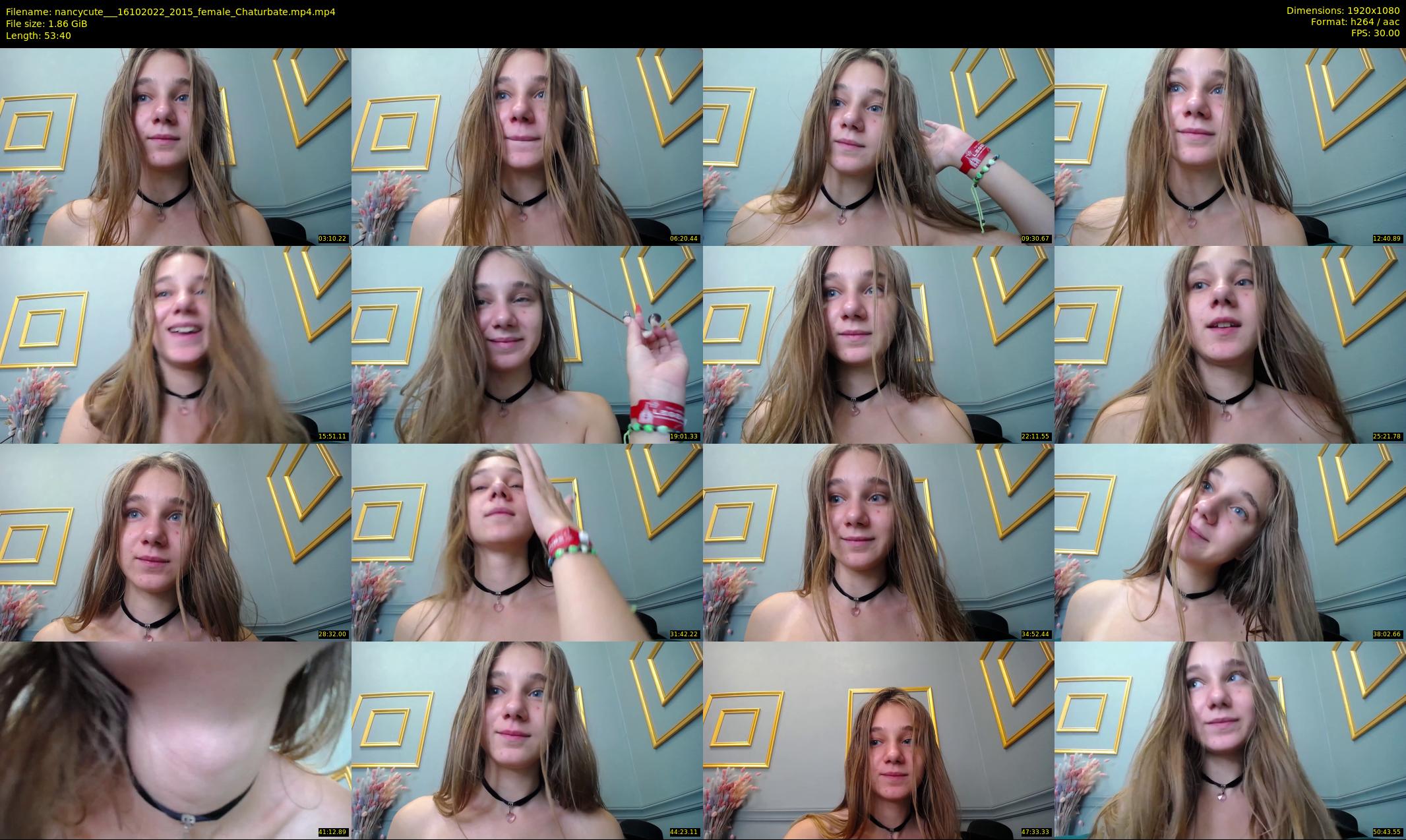 nancycute__ — 54 minute Chaturbate female cam show recording, 1080p, Oct 16, 2022