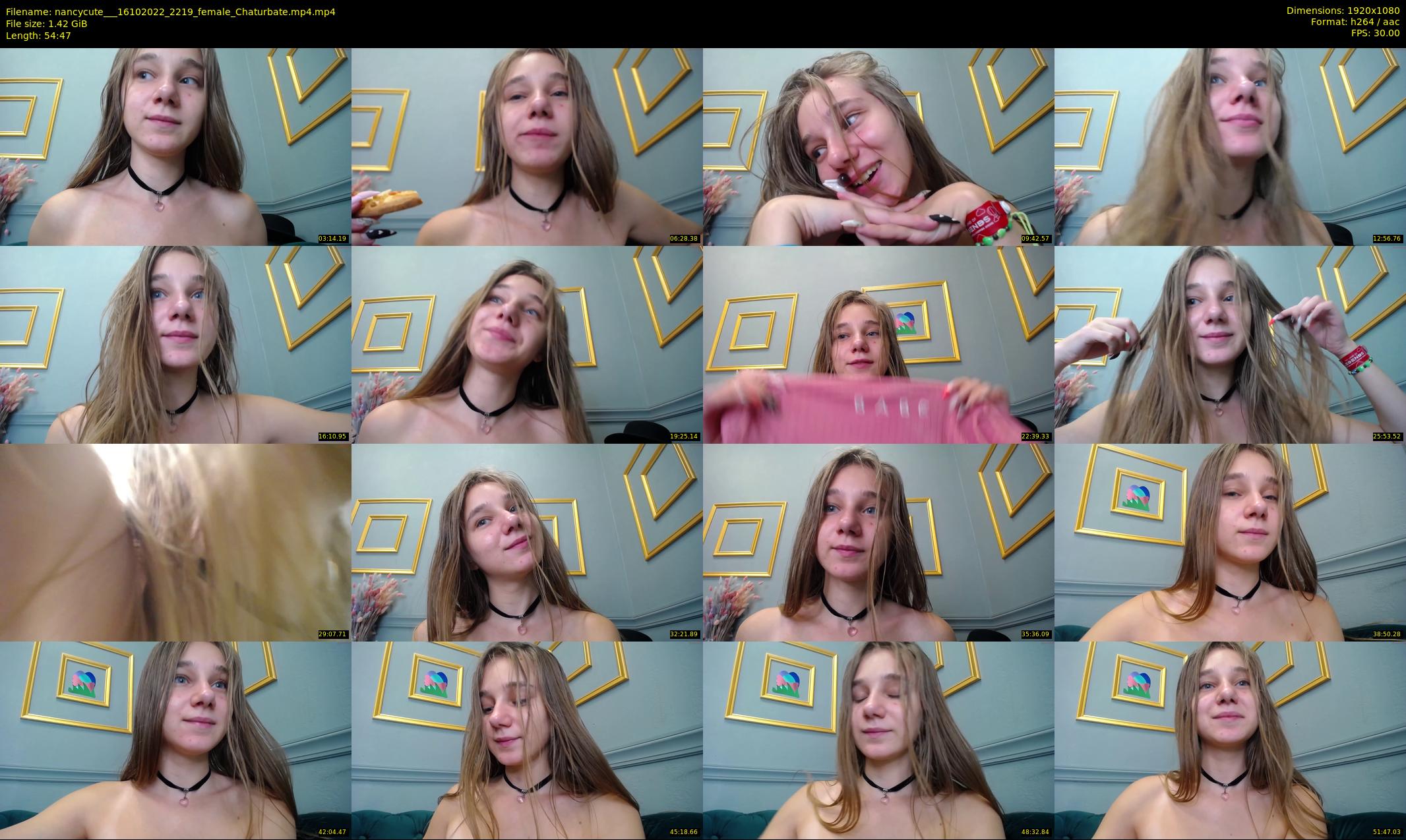 nancycute__ — 55 minute Chaturbate female cam show recording, 1080p, Oct 16, 2022