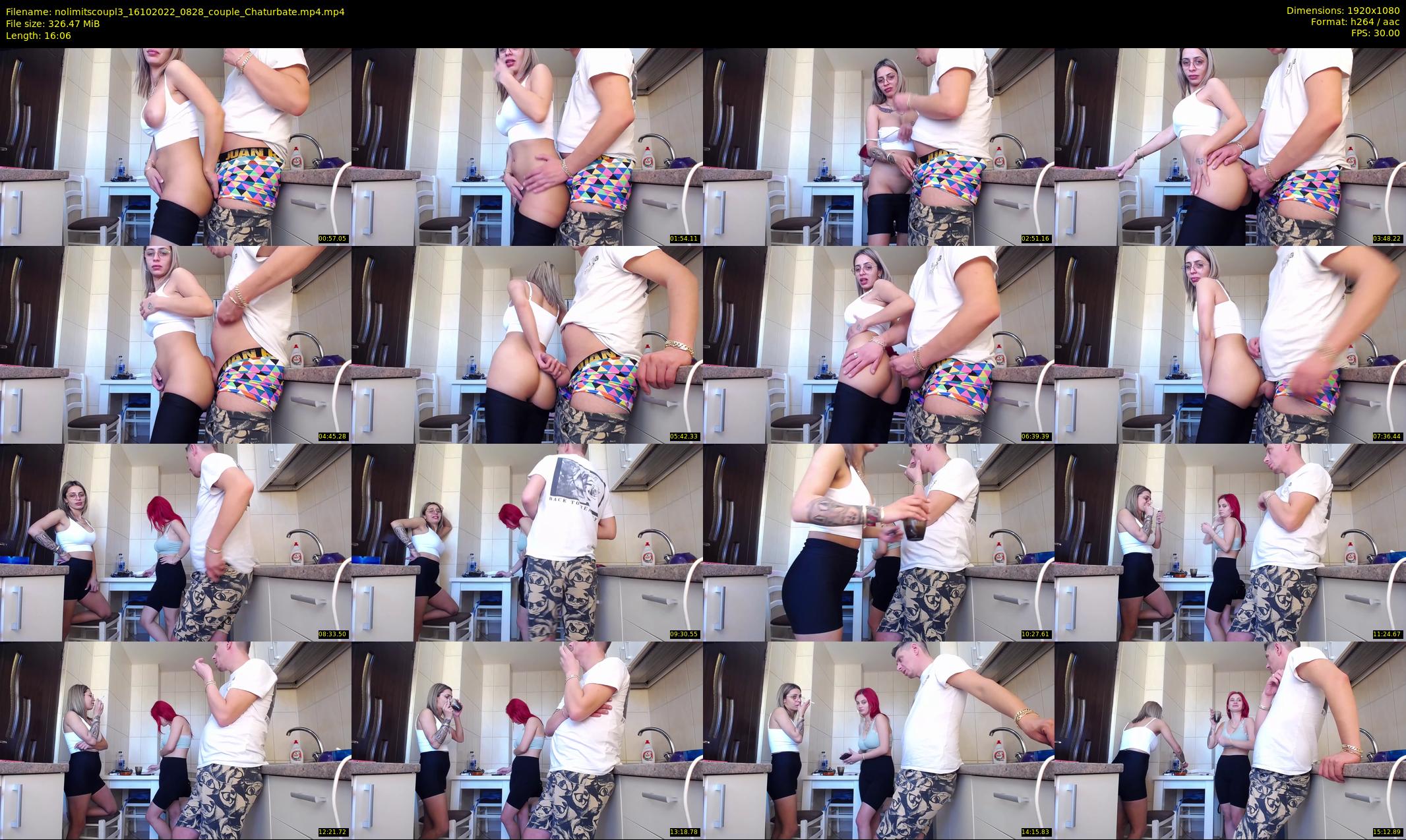 nolimitscoupl3 — 17 minute Chaturbate couple cam show recording, 1080p, Oct 16, 2022