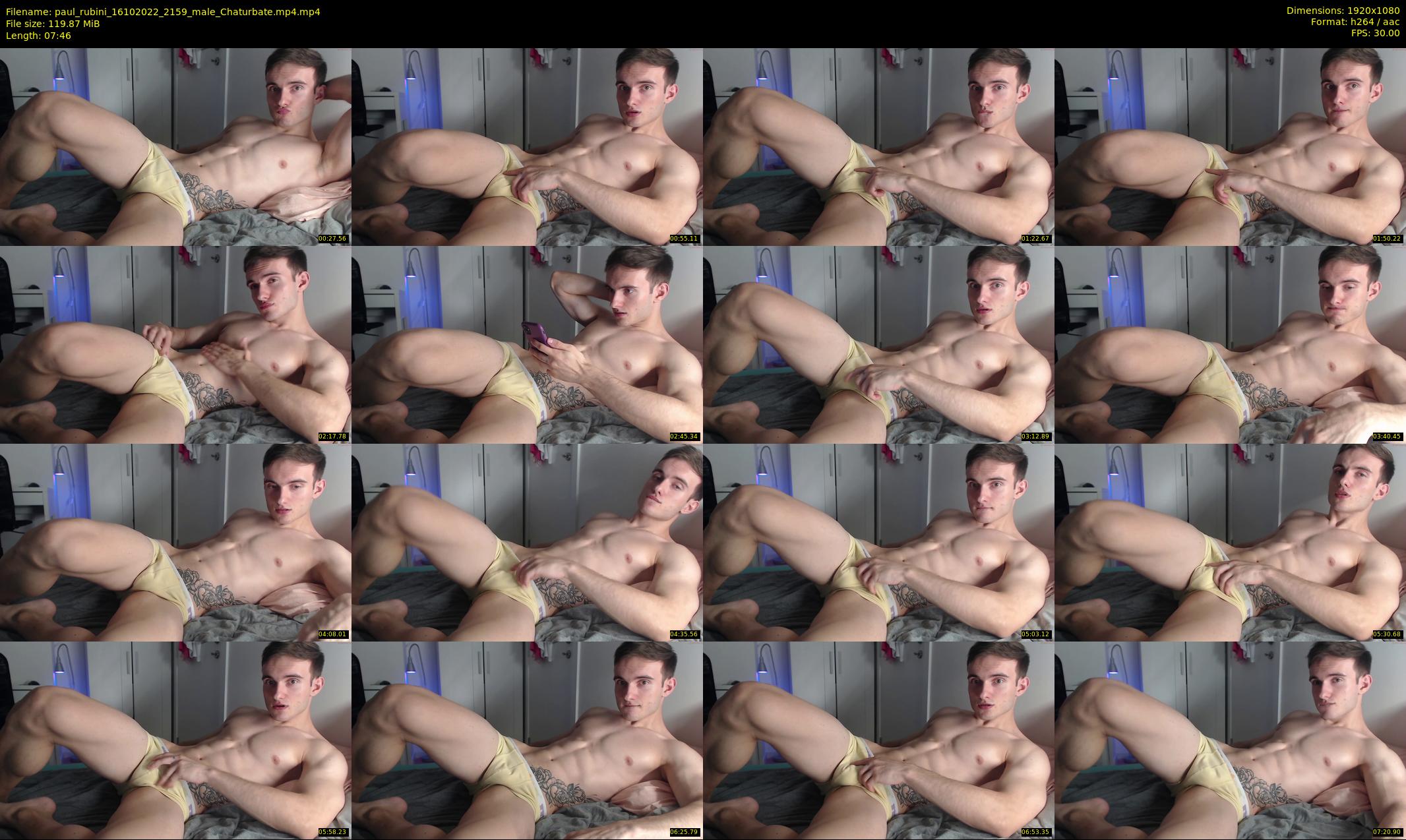 paul_rubini — 8 minute Chaturbate male cam show recording, 1080p, Oct 16, 2022