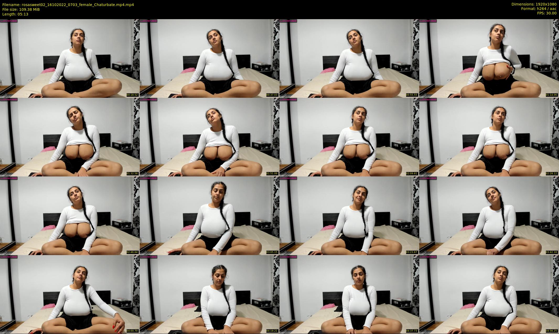 rosasweet02 — 6 minute Chaturbate female cam show recording, 1080p, Oct 16, 2022