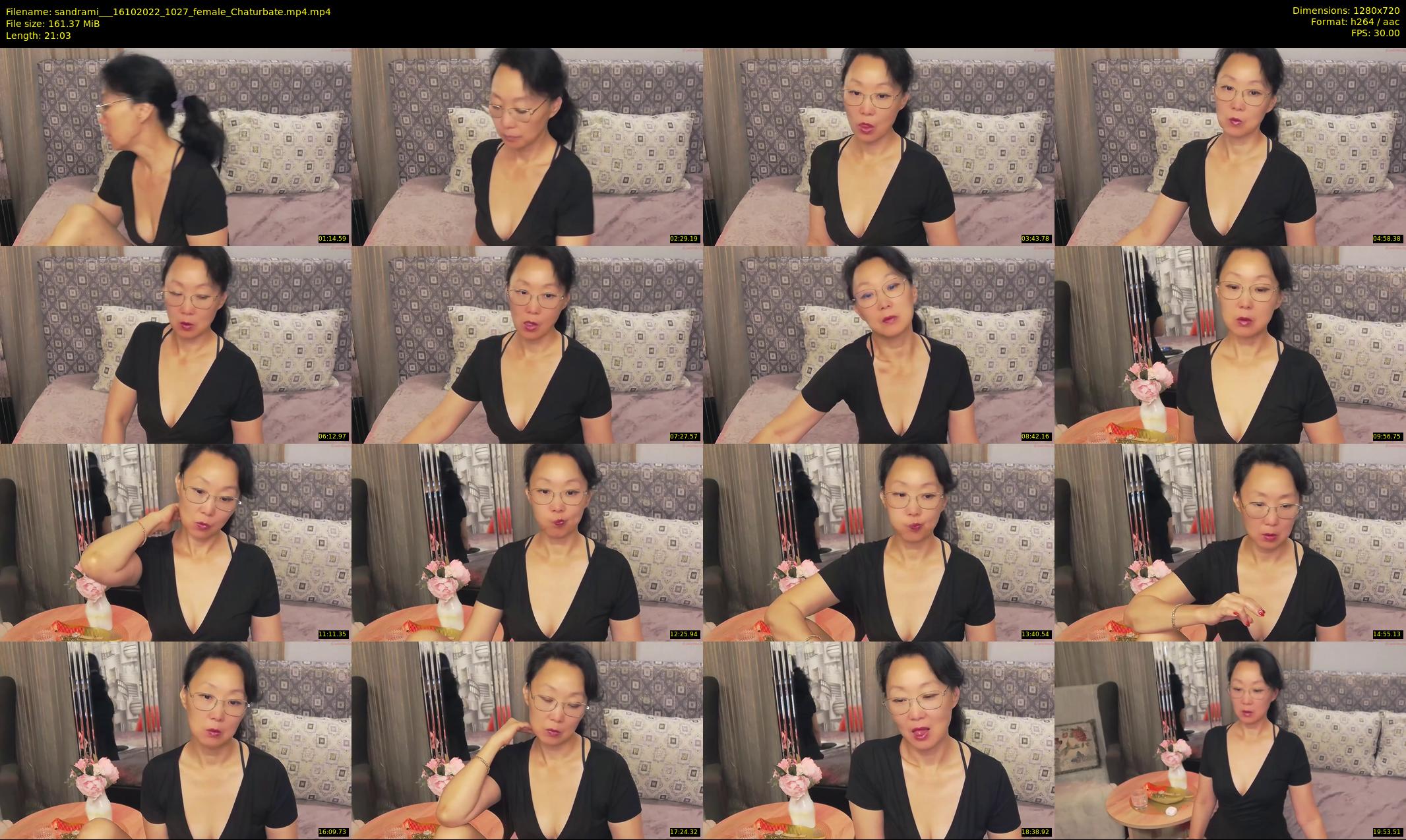 sandrami__ — 22 minute Chaturbate female cam show recording, 720p, Oct 16, 2022