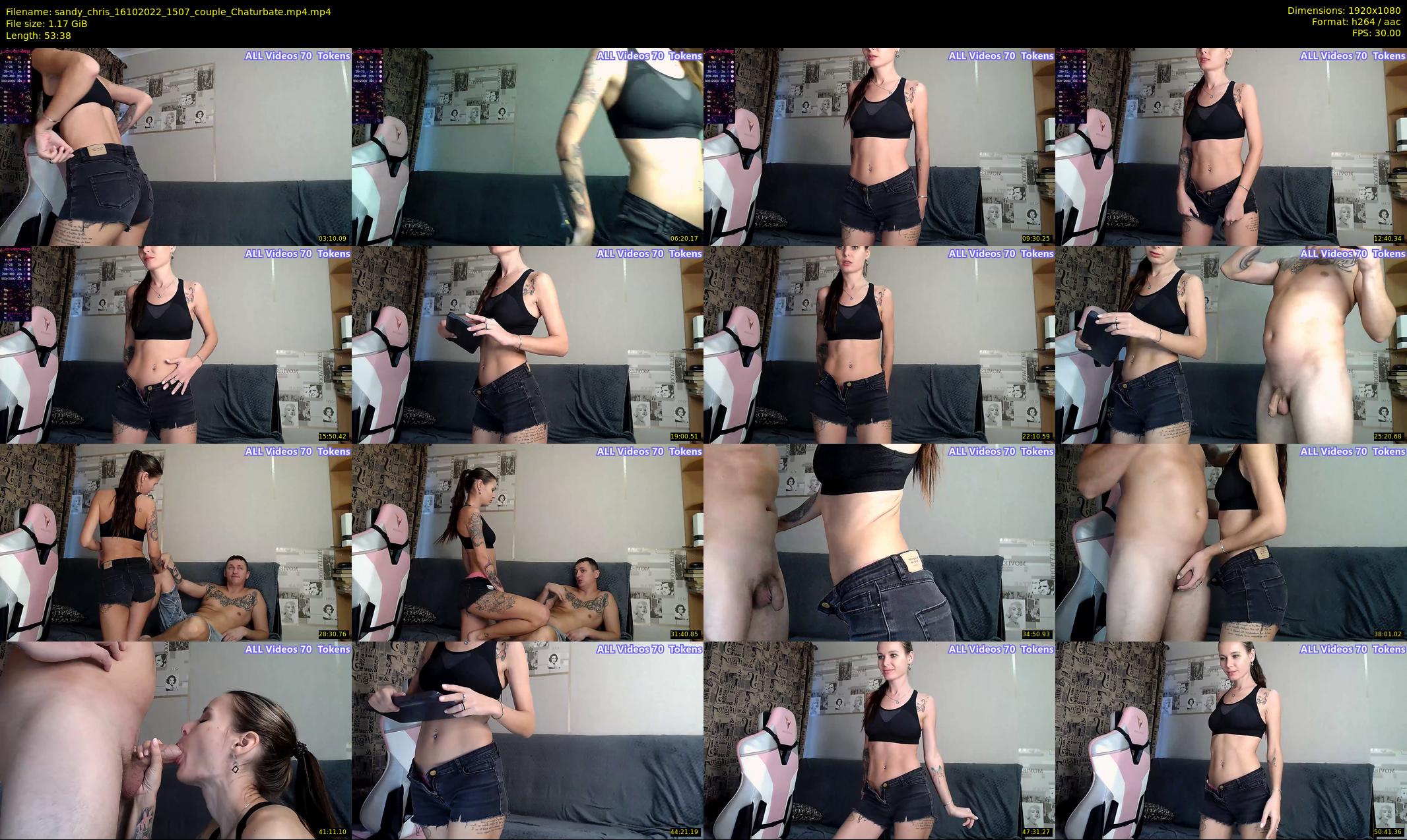 sandy_chris — 54 minute Chaturbate couple cam show recording, 1080p, Oct 16, 2022