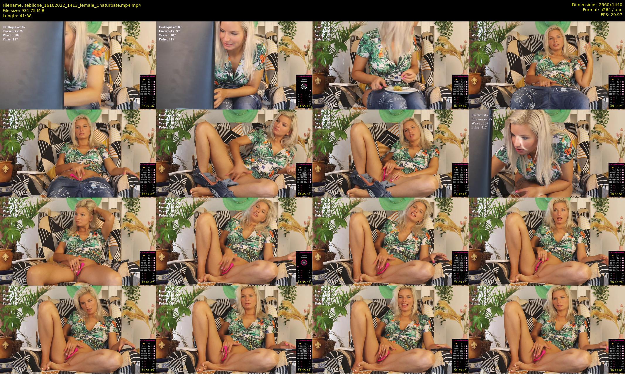 sebilone — 42 minute Chaturbate couple cam show recording, 1080p, Oct 16, 2022