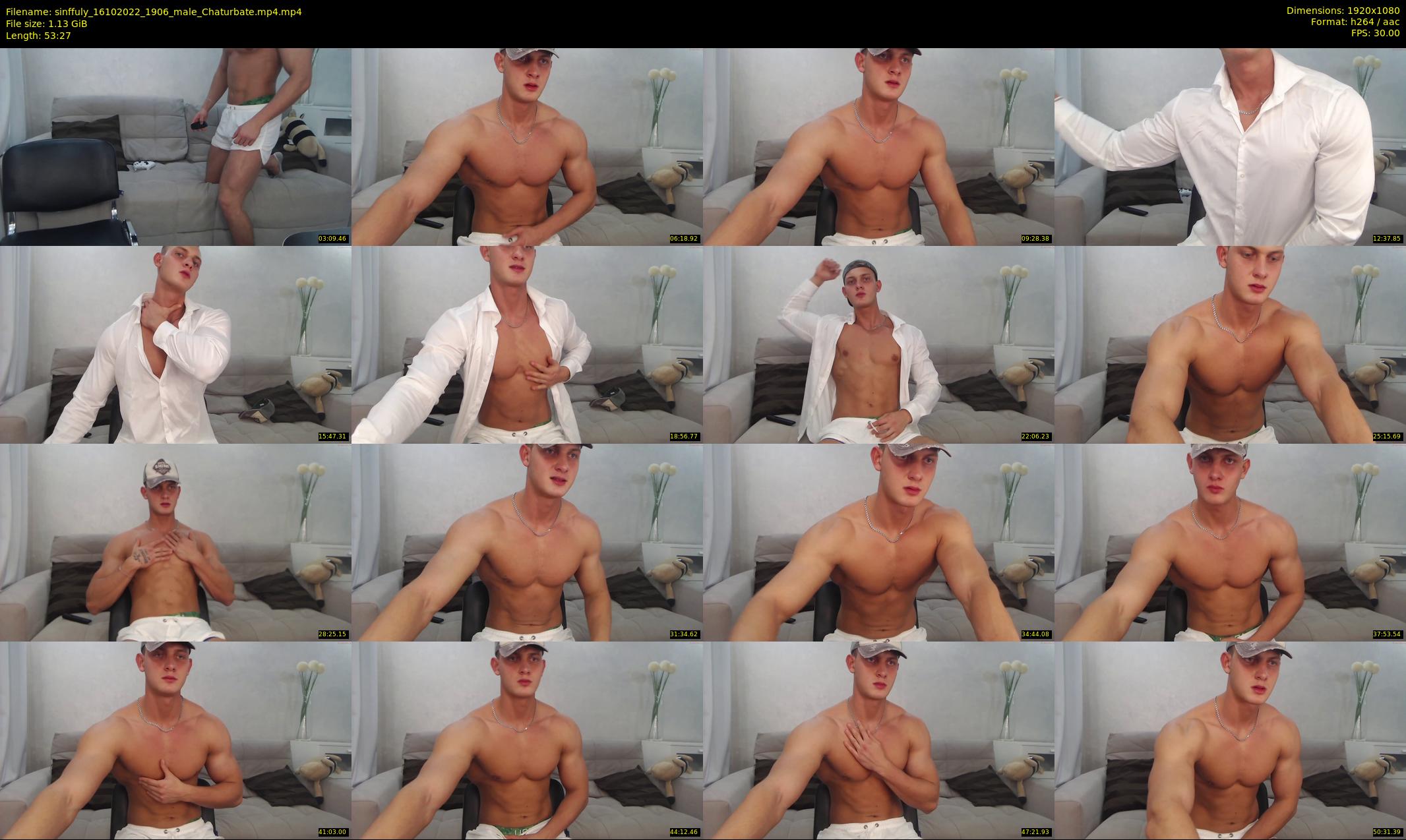sinffuly — 54 minute Chaturbate male cam show recording, 1080p, Oct 16, 2022