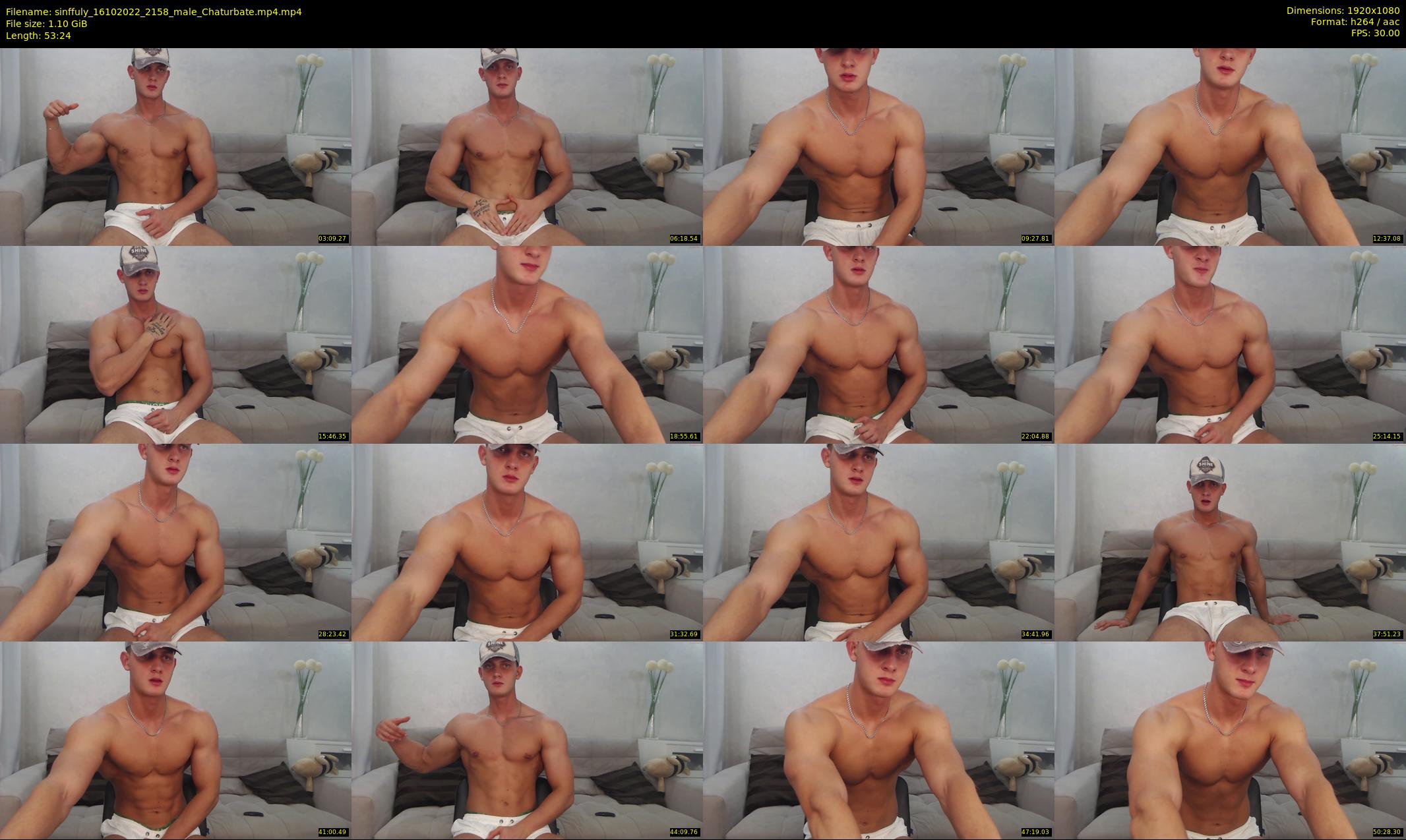 sinffuly — 54 minute Chaturbate male cam show recording, 1080p, Oct 16, 2022